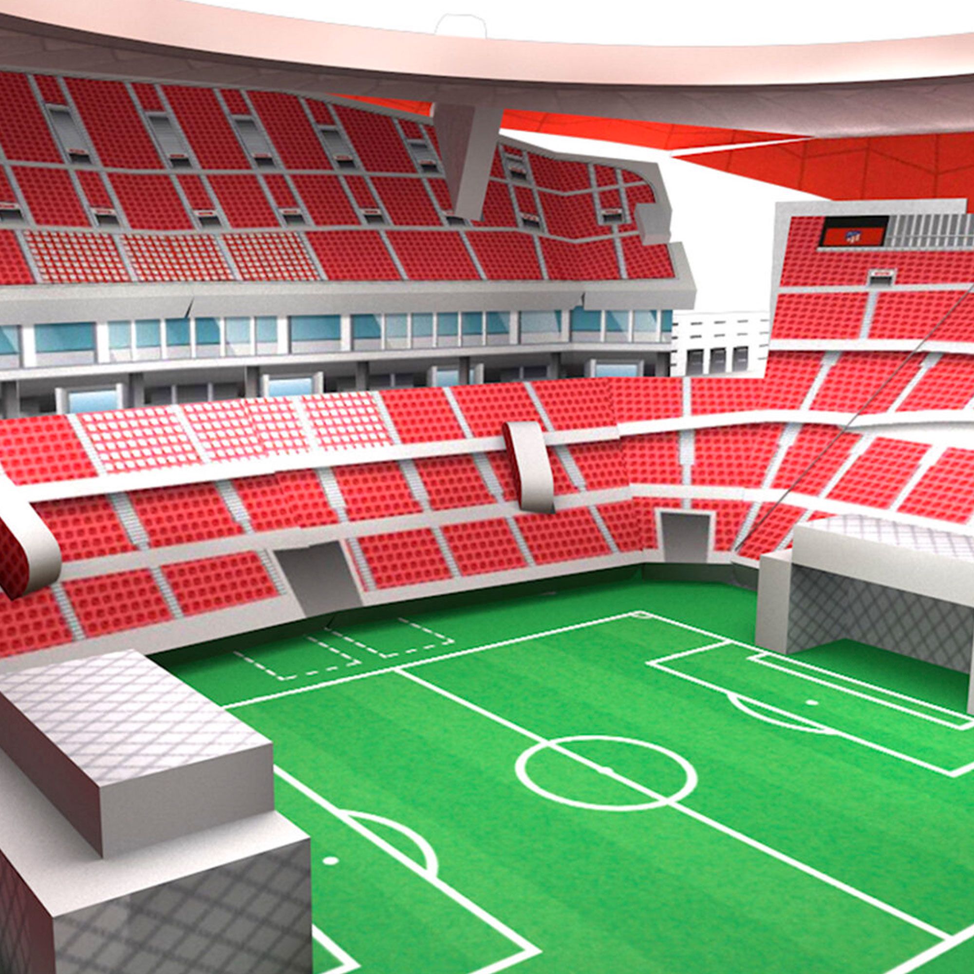Puzzle Wanda Metropolitano Atlético del Madrid 26 Piezas - Fútbol Factory