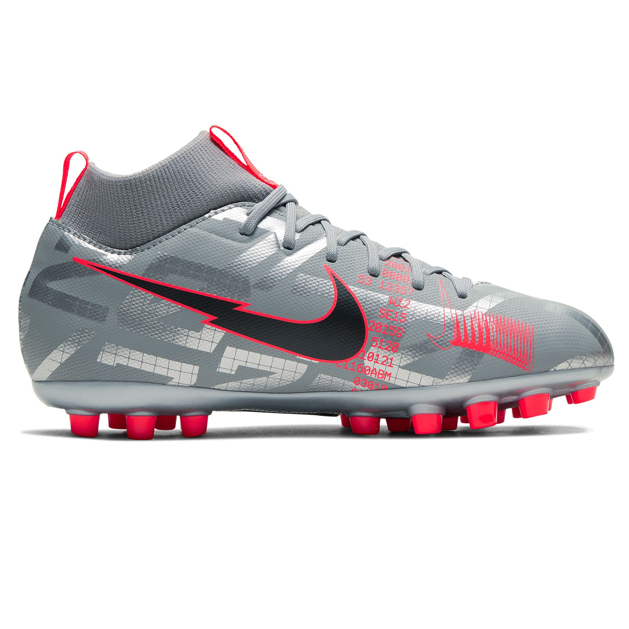 Botas de Fútbol Nike Mercurial Vapor 13 Academy MG Junior Gris - Fútbol Factory