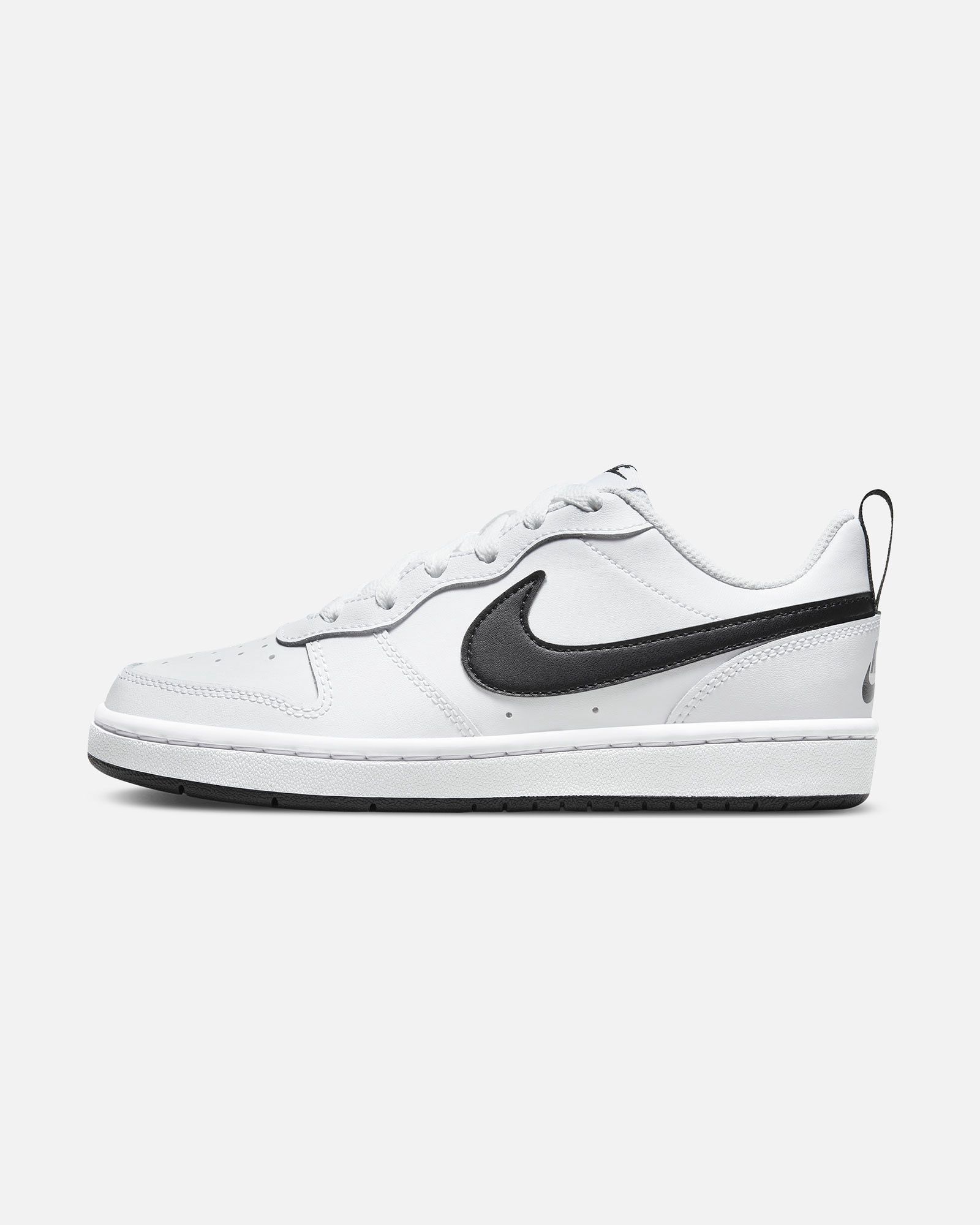 Zapatillas Court Borough Low Junior Blanco Negro - Fútbol Factory