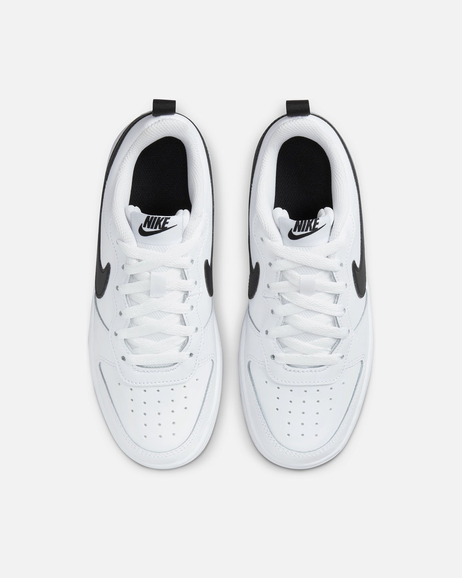 Zapatillas Court Borough Low Junior Blanco Negro - Fútbol Factory