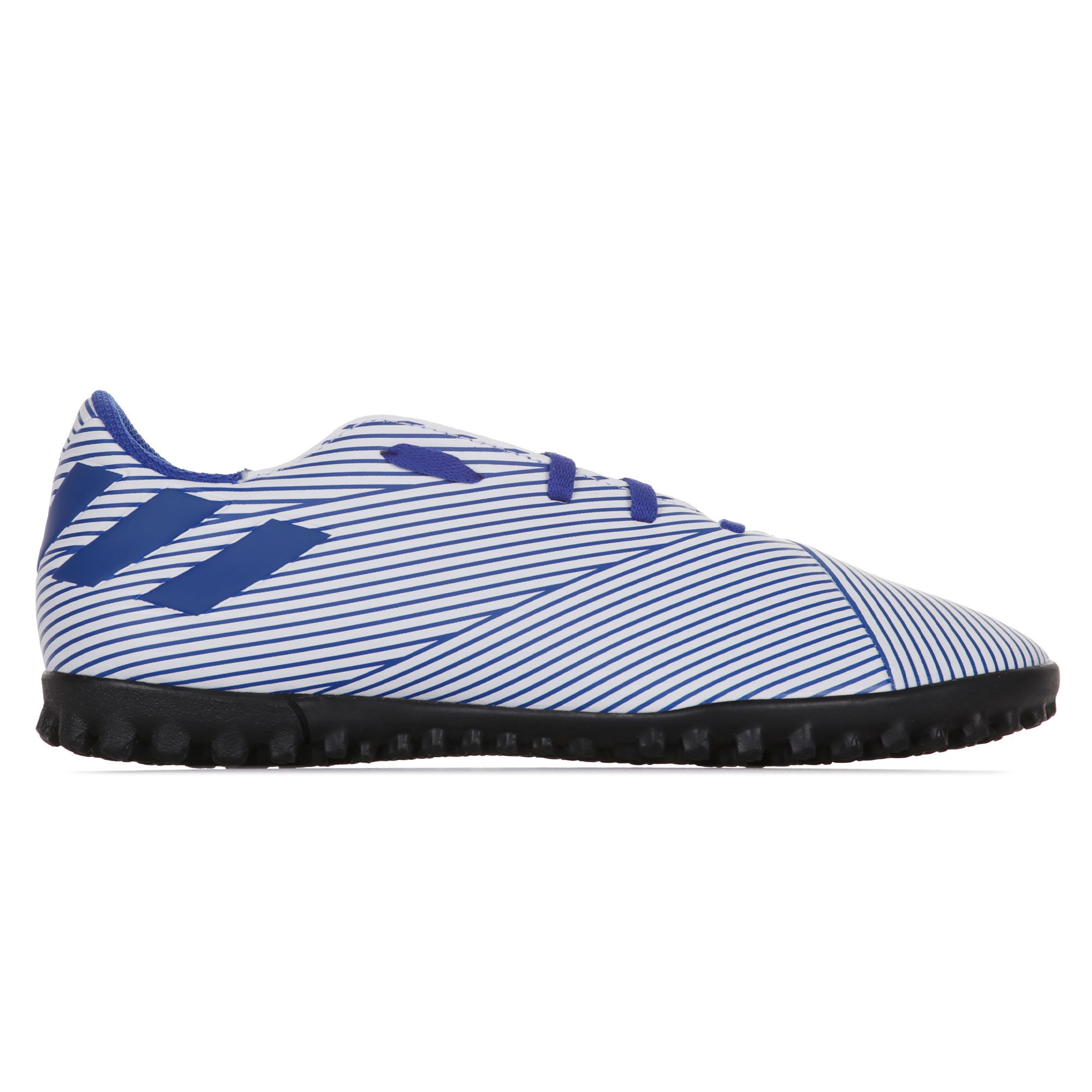 Botas de fútbol adidas Nemeziz 19.4 Multitaco Junior Blanco Azul - Fútbol Factory