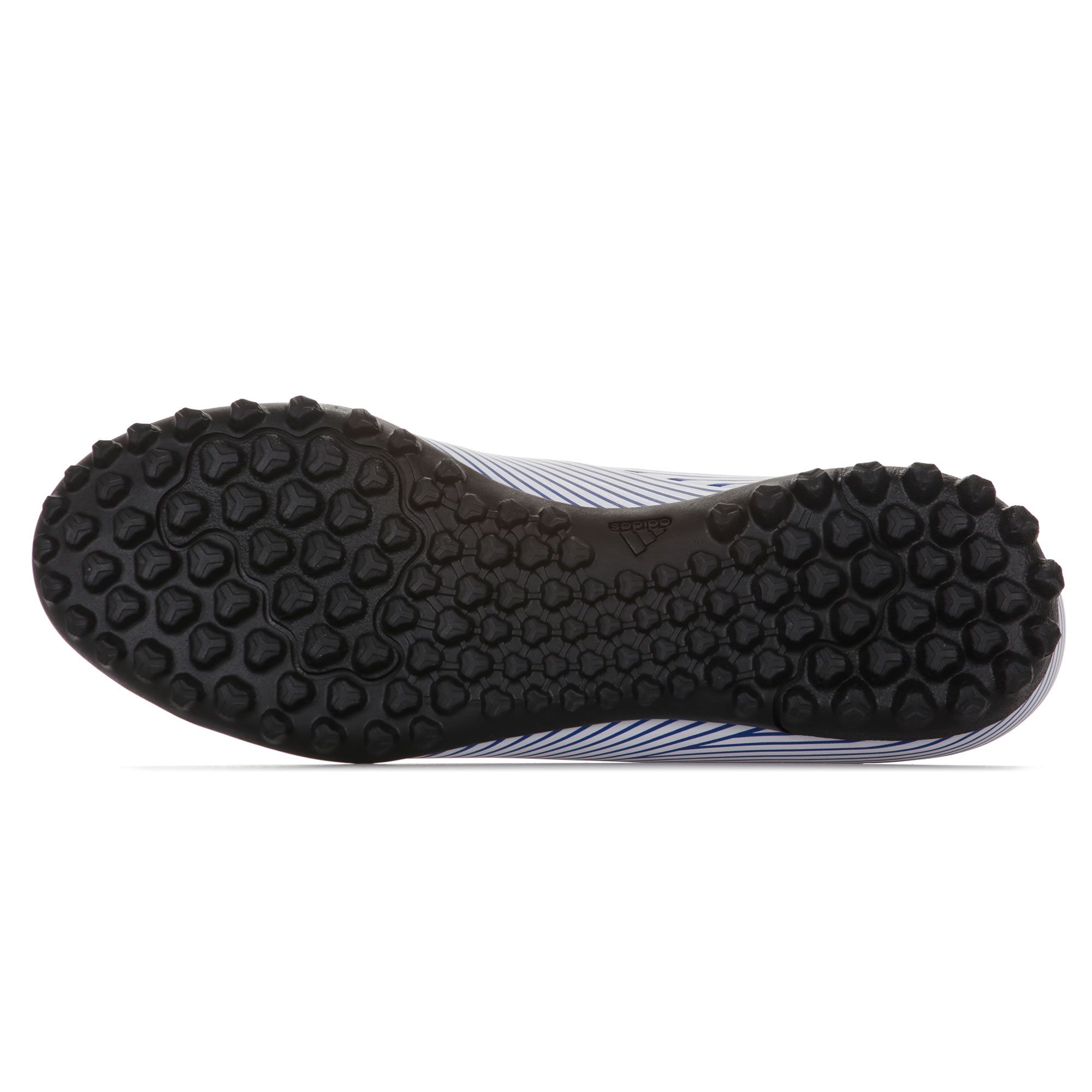 Botas de fútbol adidas Nemeziz 19.4 Multitaco Junior Blanco Azul - Fútbol Factory