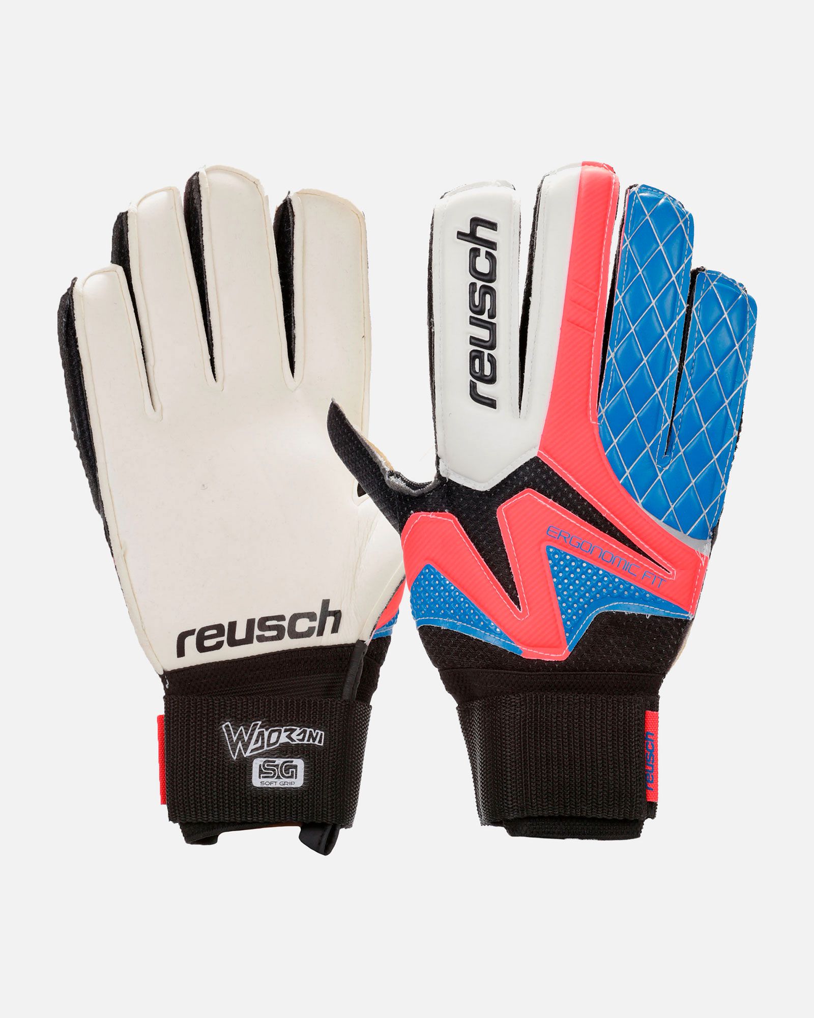 Guantes Waorani SG Rosa Azul - Fútbol Factory