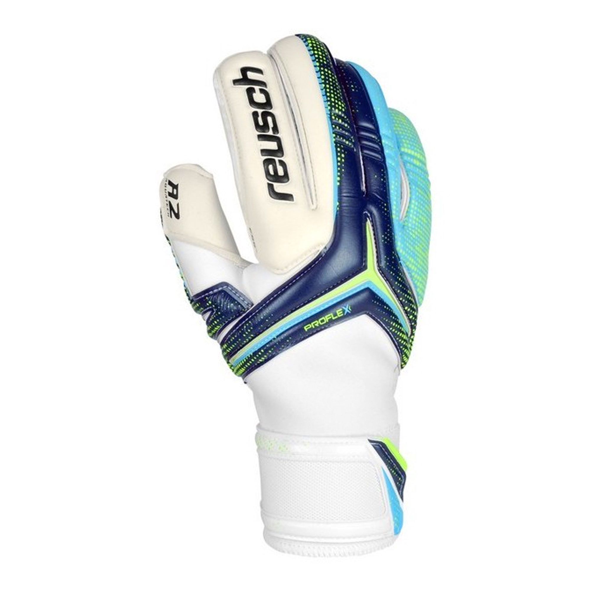 Guantes Receptor Pro G2 Azul Verde - Fútbol Factory