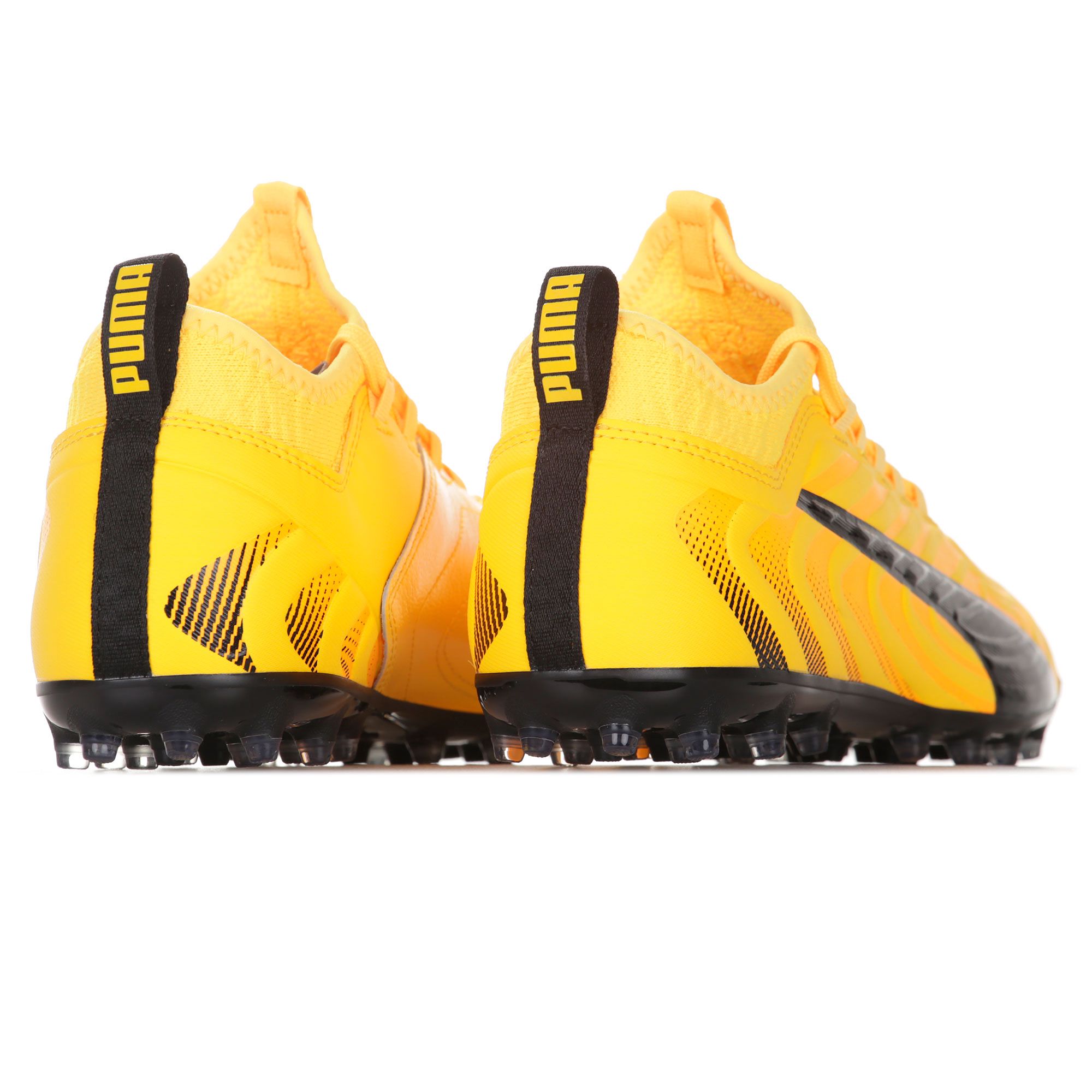 Botas de Fútbol Puma ONE 20.3 MG Amarillo Negro - Fútbol Factory