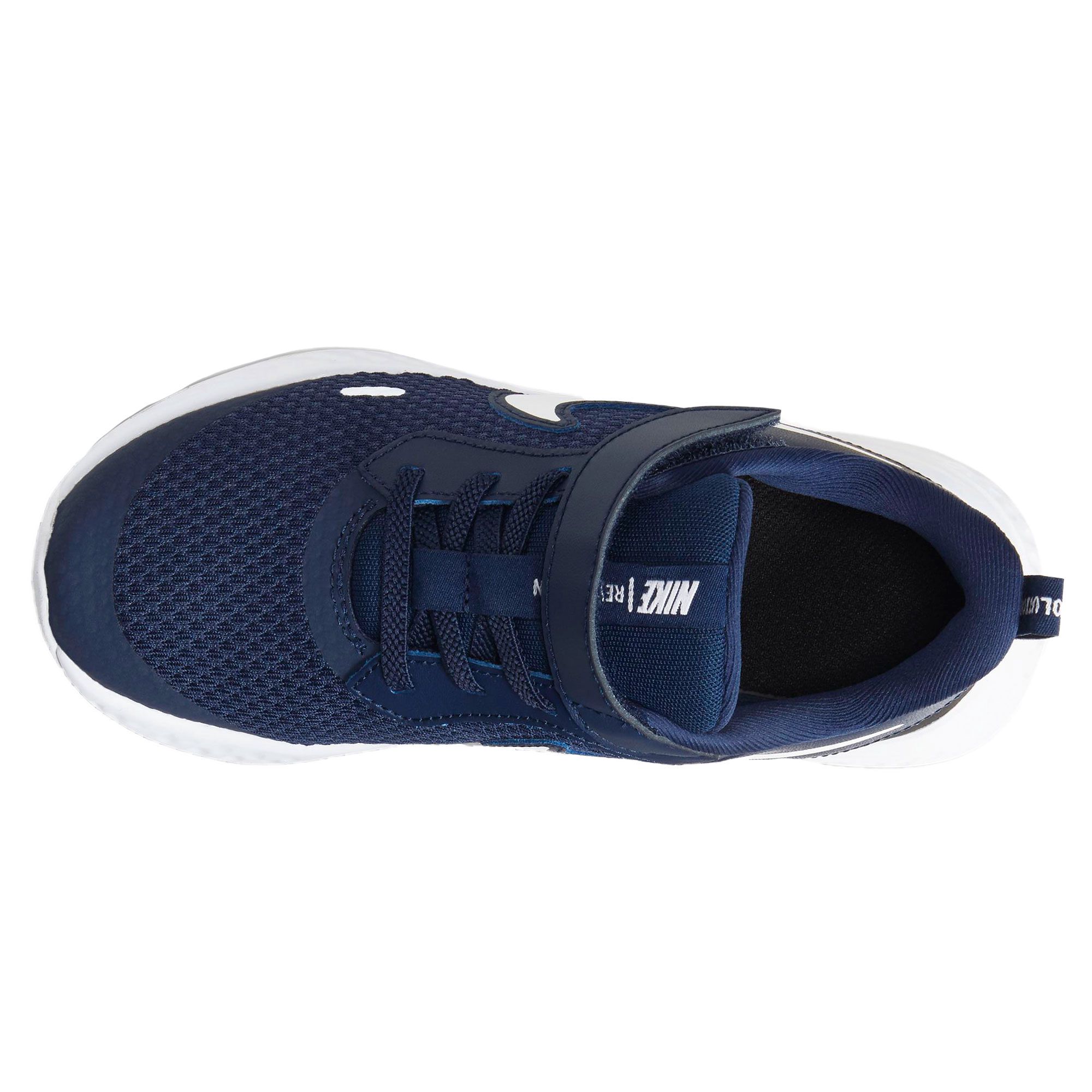 Zapatillas de Running Revolution 5 Velcro Junior Marino - Fútbol Factory