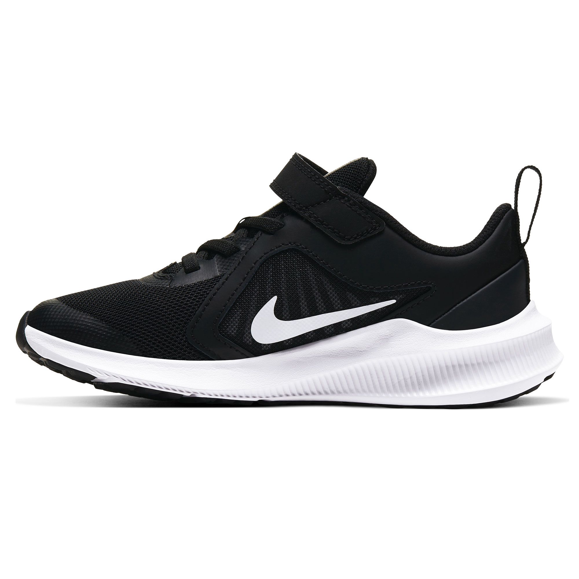 Zapatillas de Running Downshifter 10 Velcro Junior Negro - Fútbol Factory