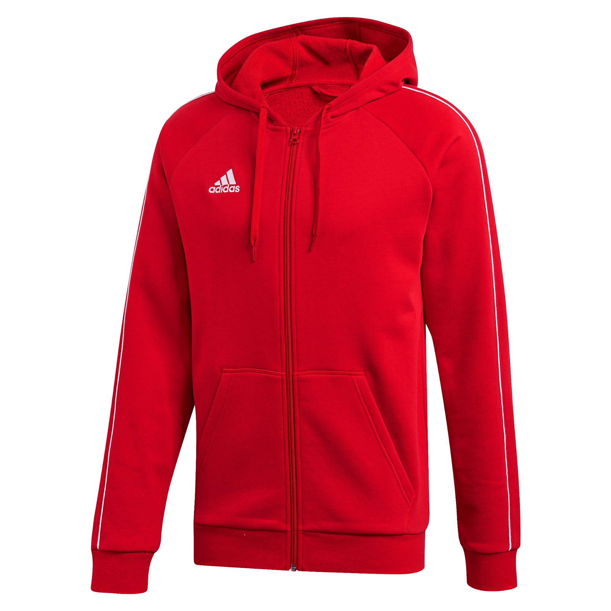 Chaqueta de Paseo con Capucha Core 18 Rojo - Fútbol Factory