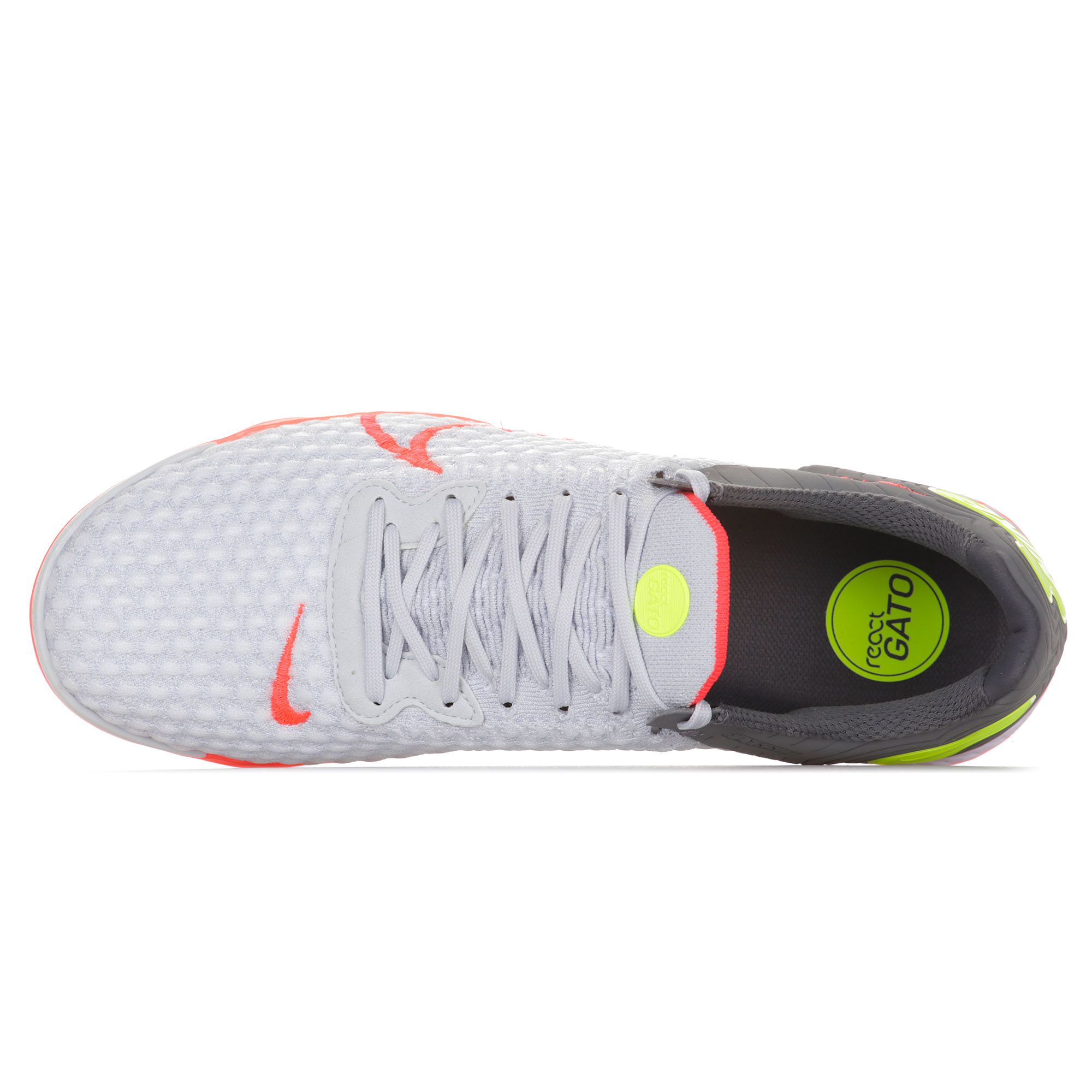 Zapatillas de Fútbol Sala Nike React Gato Blanco Rojo - Fútbol Factory
