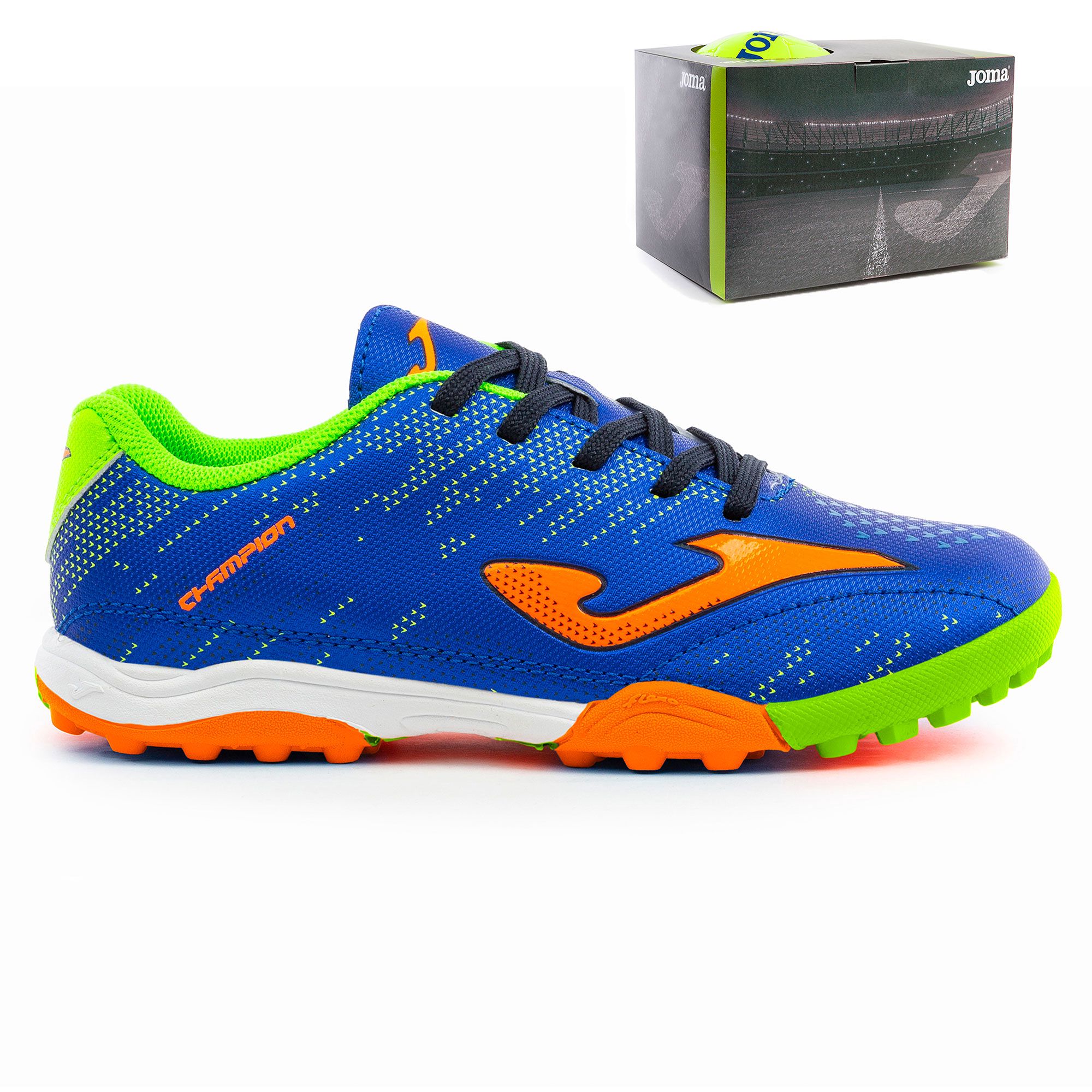 Botas de Fútbol Champion Junior Azul - Fútbol Factory