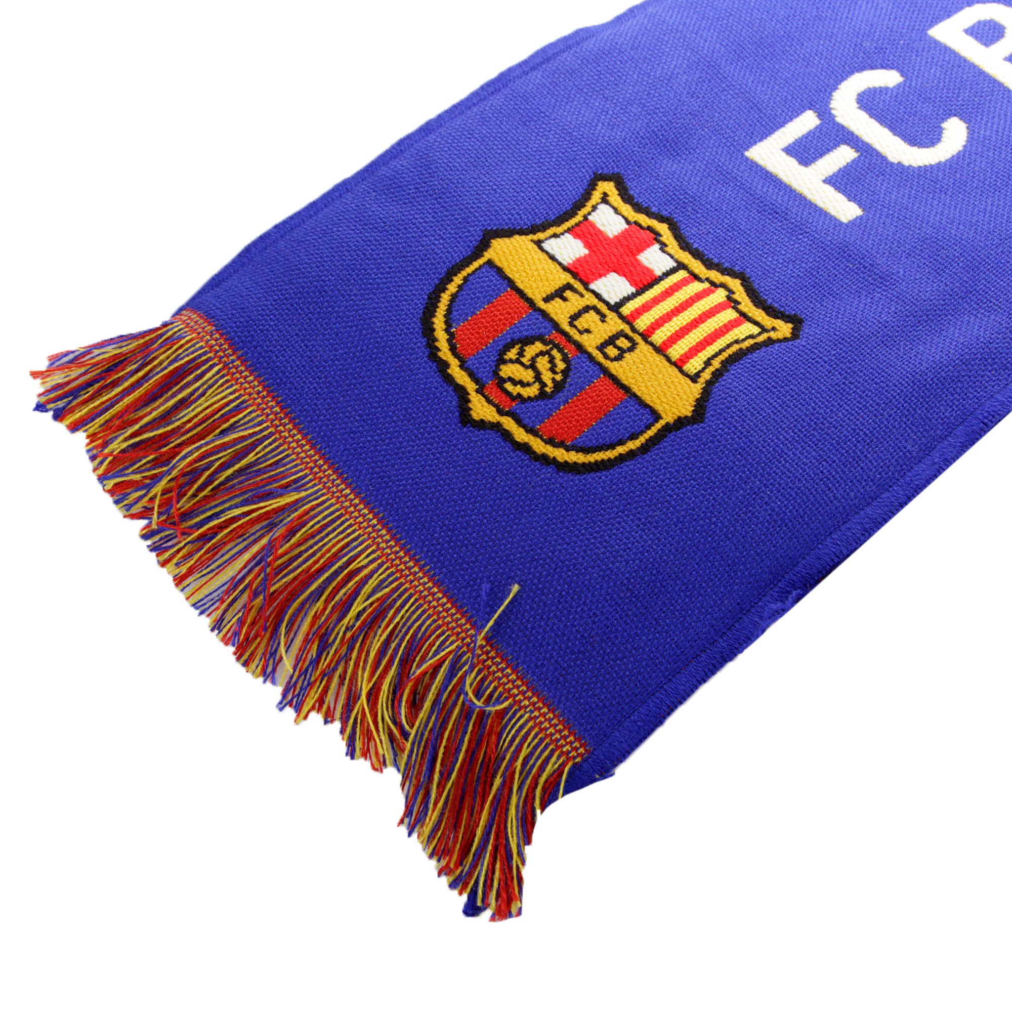 Bufanda Oficial del FC Barcelona Messi 2019/2020 Azul Rojo - Fútbol Factory