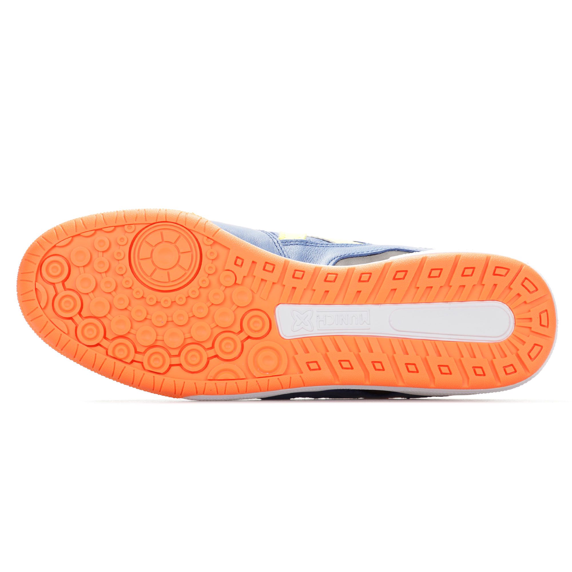 Zapatillas de Fútbol Sala Continental Azul Naranja - Fútbol Factory