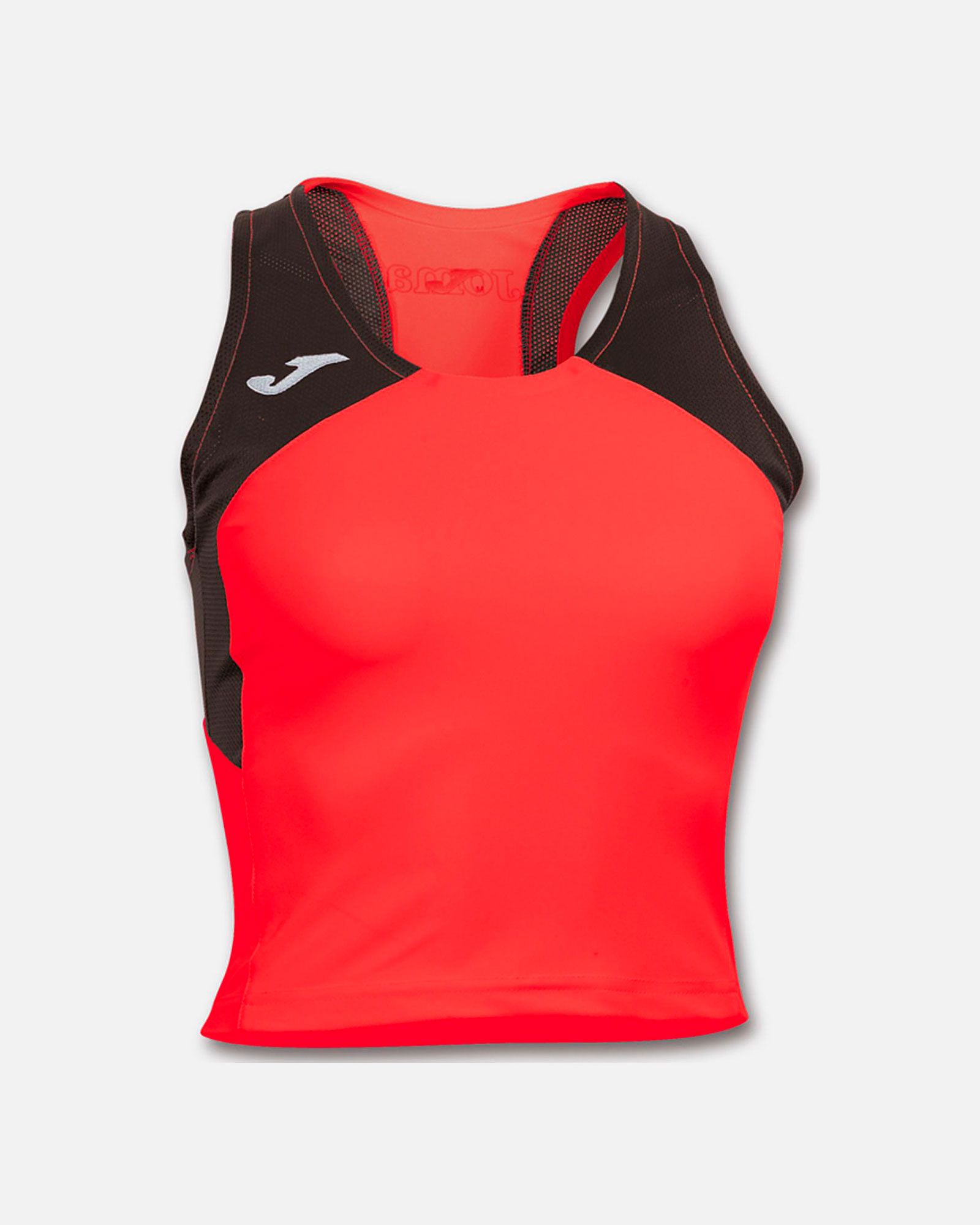 Camiseta de Running Record Tirantes Coral Negro - Fútbol Factory