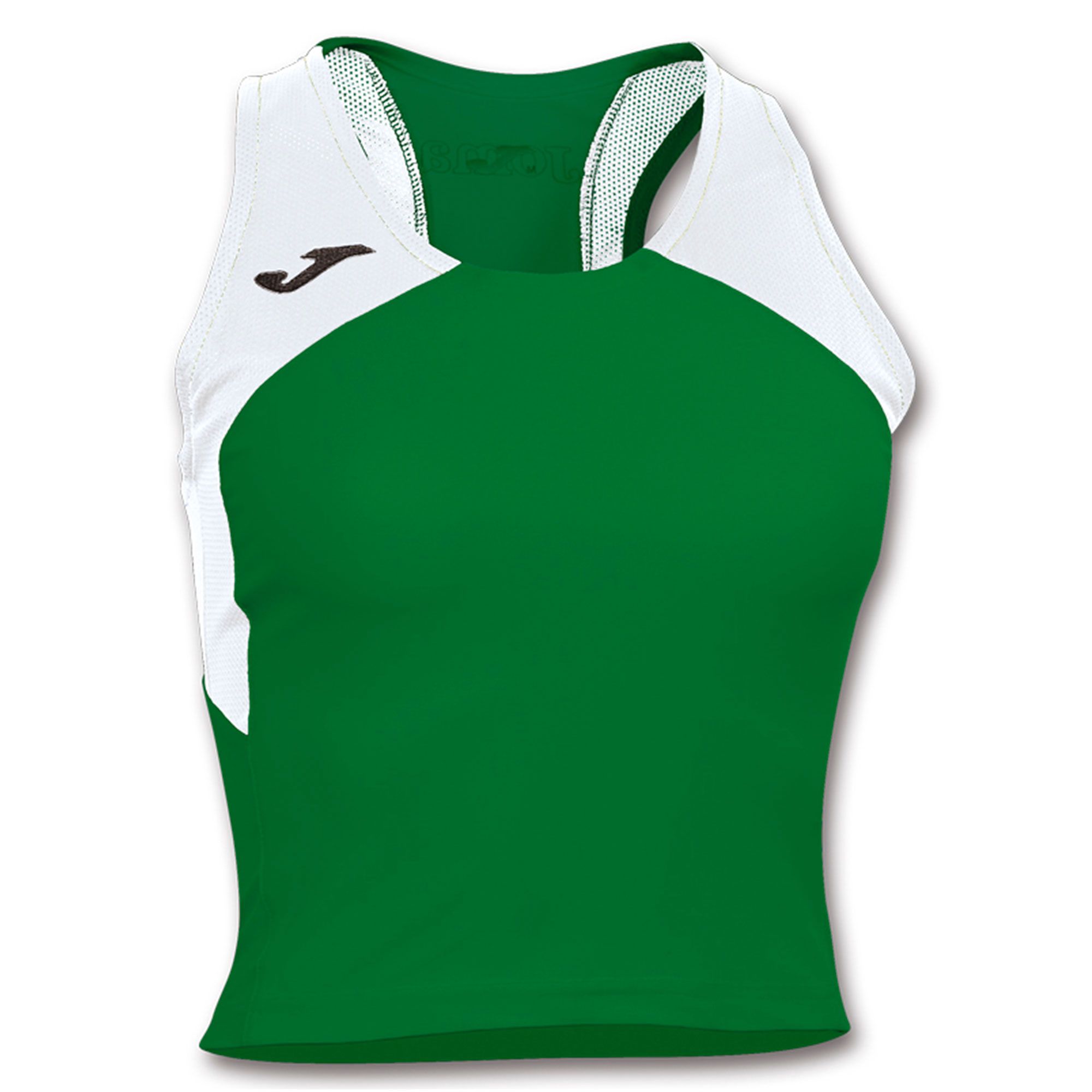 Camiseta de Running Record Tirantes Verde Blanco - Fútbol Factory