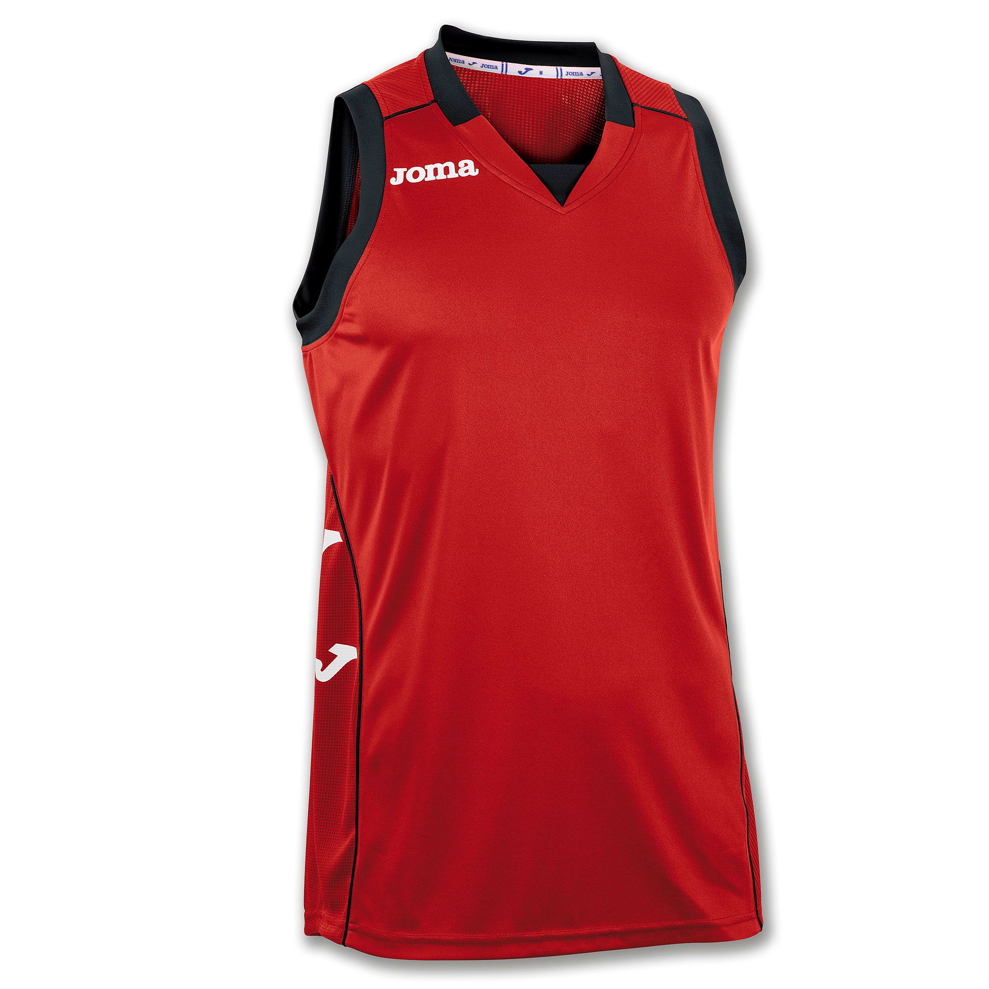 Camiseta de Baloncesto Cancha Rojo Negro - Fútbol Factory
