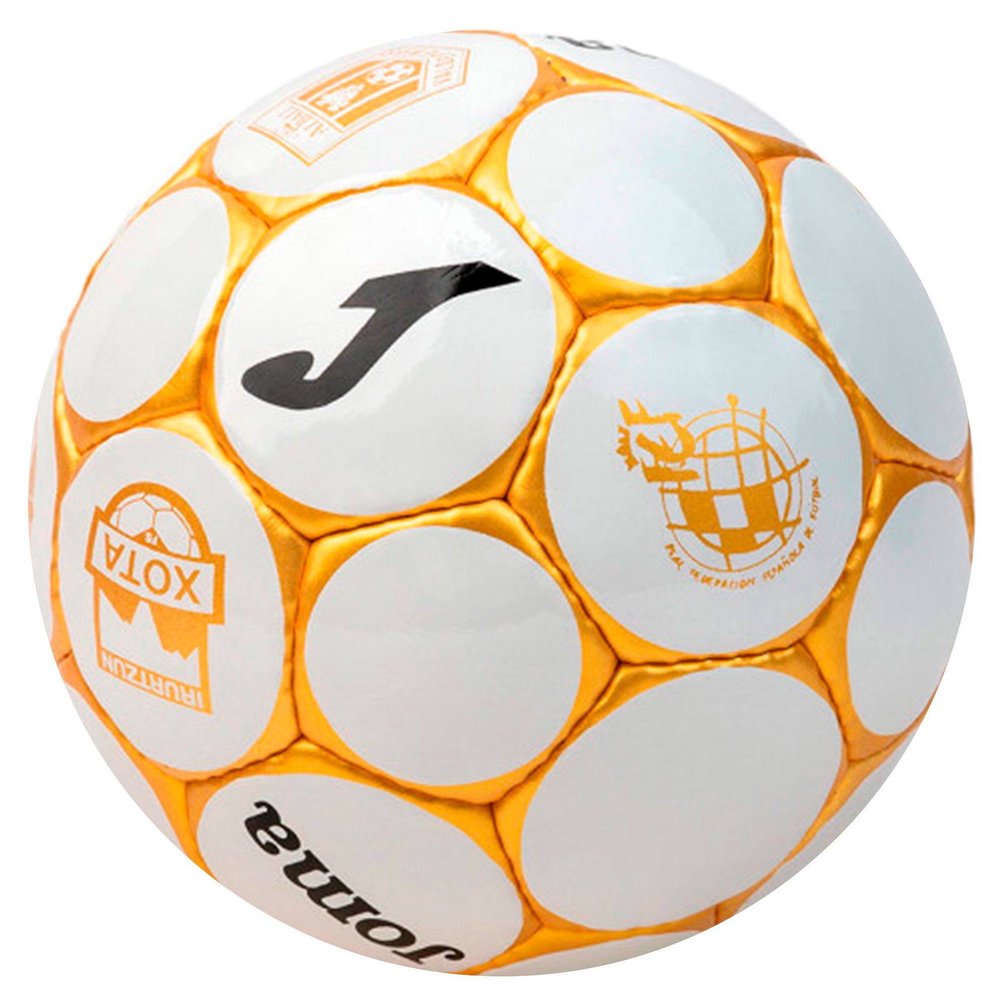 Minibalón Fútbol Sala Copa España 2020 Blanco Dorado - Fútbol Factory