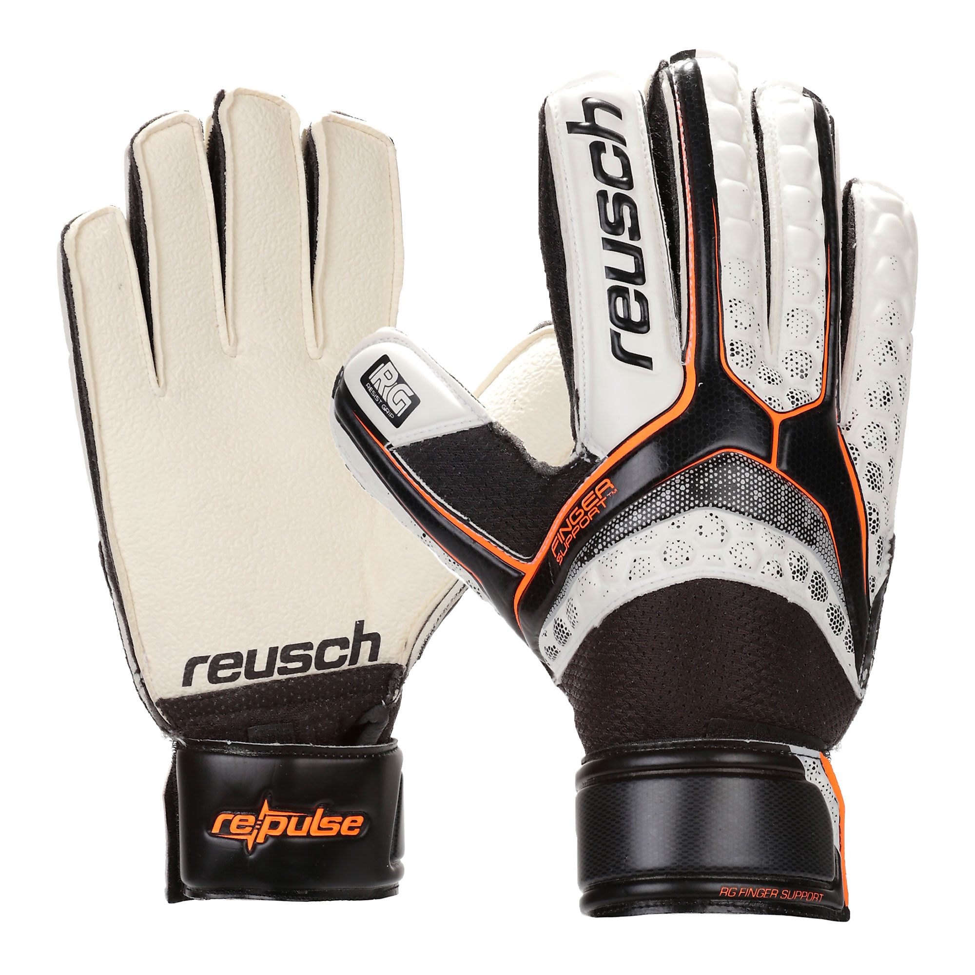 Guantes Repulse FS Negro Blanco - Fútbol Factory