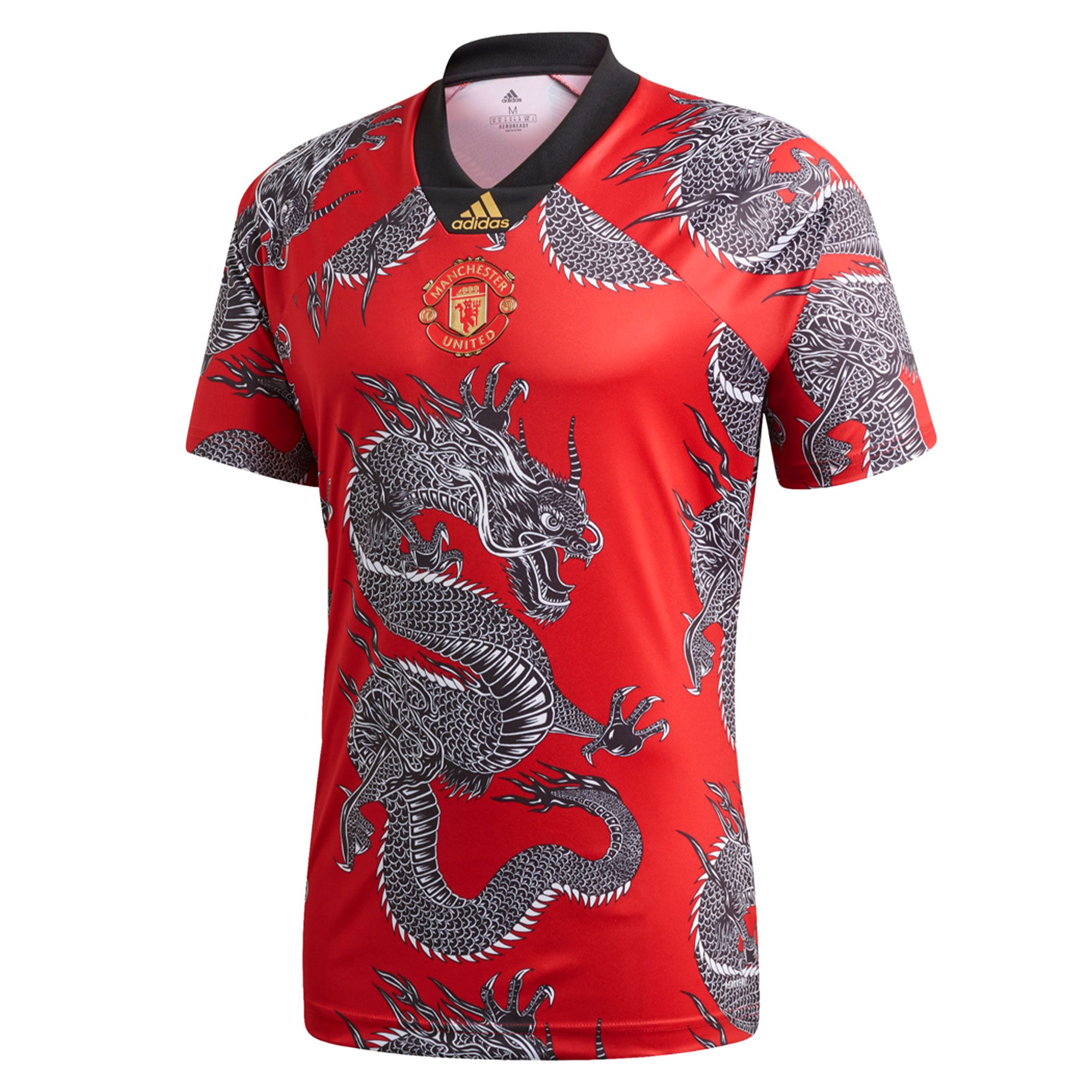 Camiseta Pre-Match Manchester United 2019/2020 CNY Rojo - Fútbol Factory