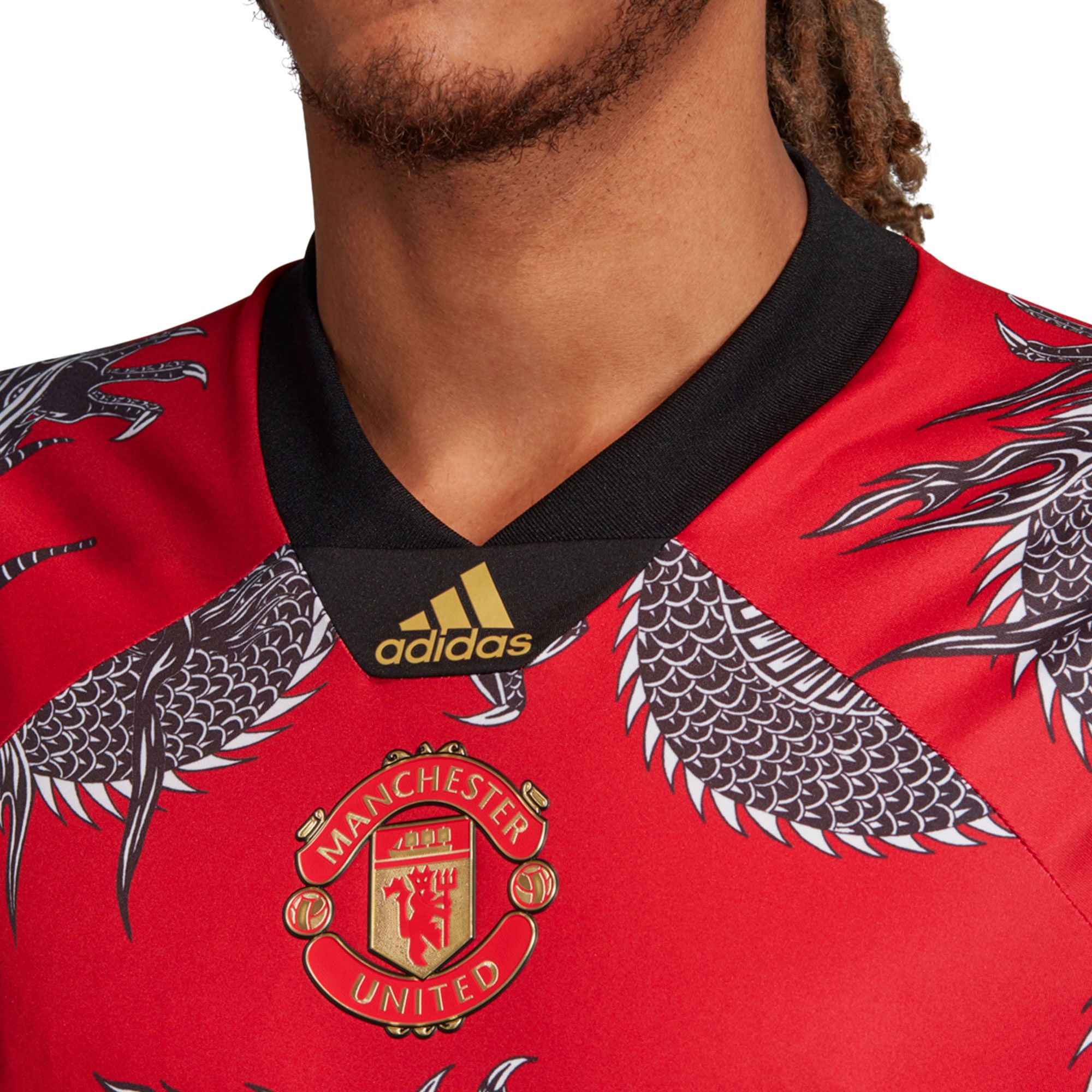 Camiseta Pre-Match Manchester United 2019/2020 CNY Rojo - Fútbol Factory