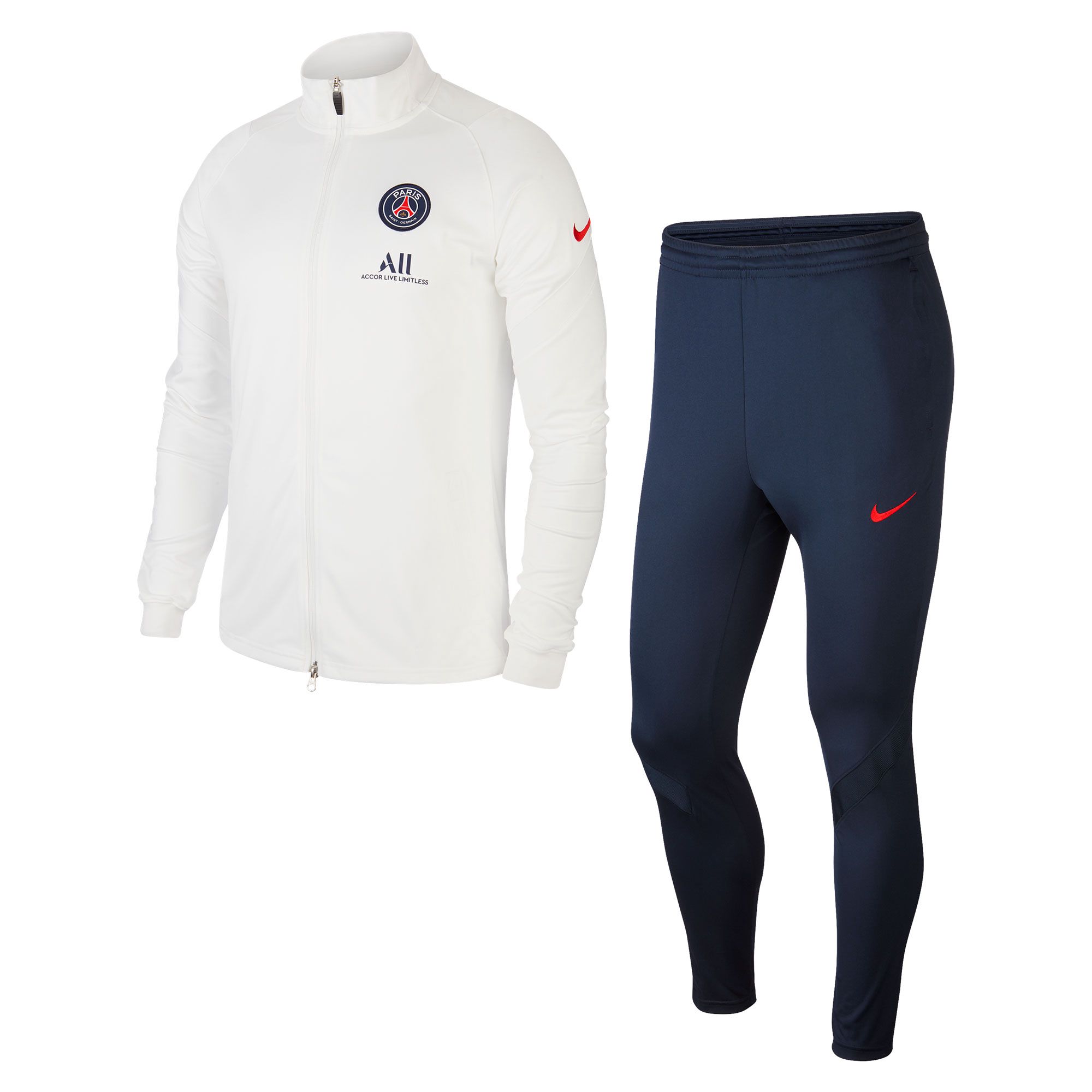 Chandal de Training Strike PSG 2020/2021 Strike Blanco Marino - Fútbol Factory