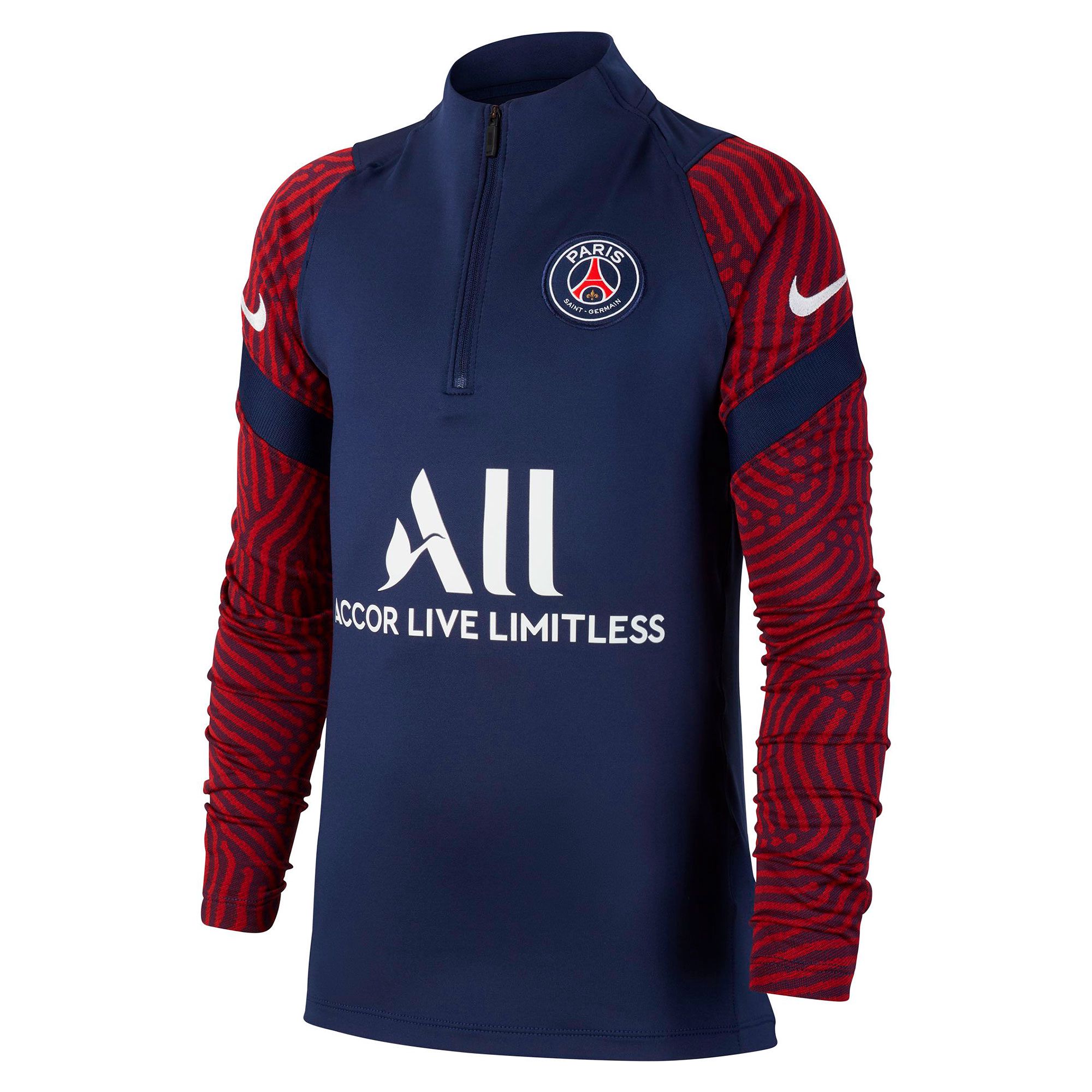 Sudadera de Training PSG 2020/2021 Strike Junior Marino Rojo - Fútbol Factory
