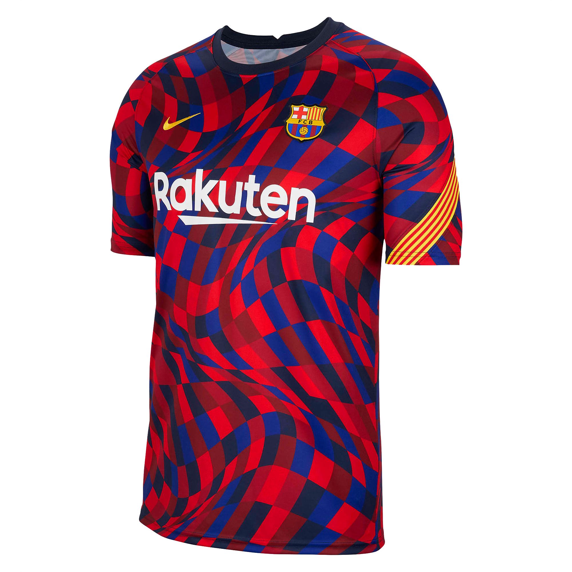 Camiseta de Calentamiento FC Barcelona 2020/2021 Rojo - Fútbol Factory