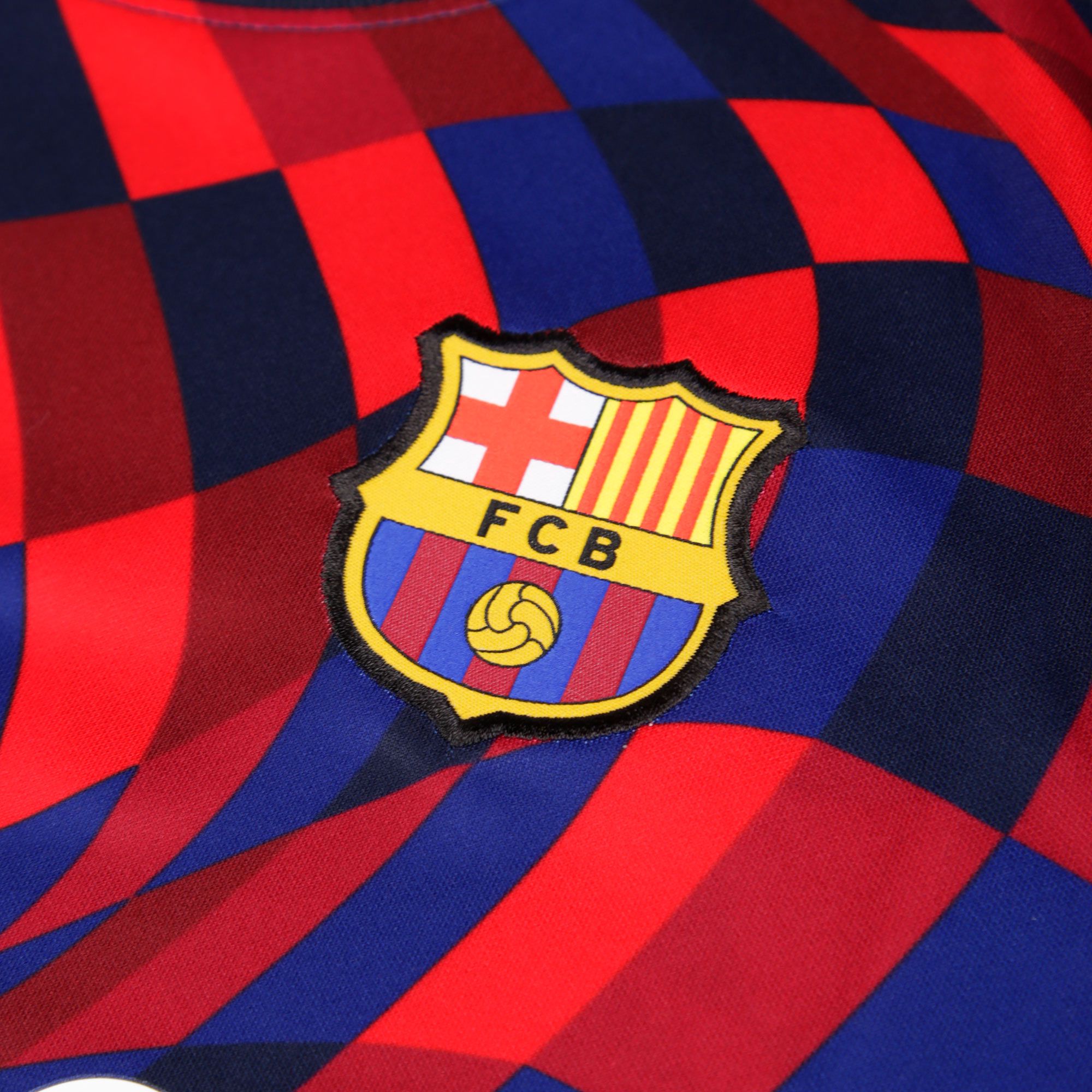 Camiseta de Calentamiento FC Barcelona 2020/2021 Rojo - Fútbol Factory