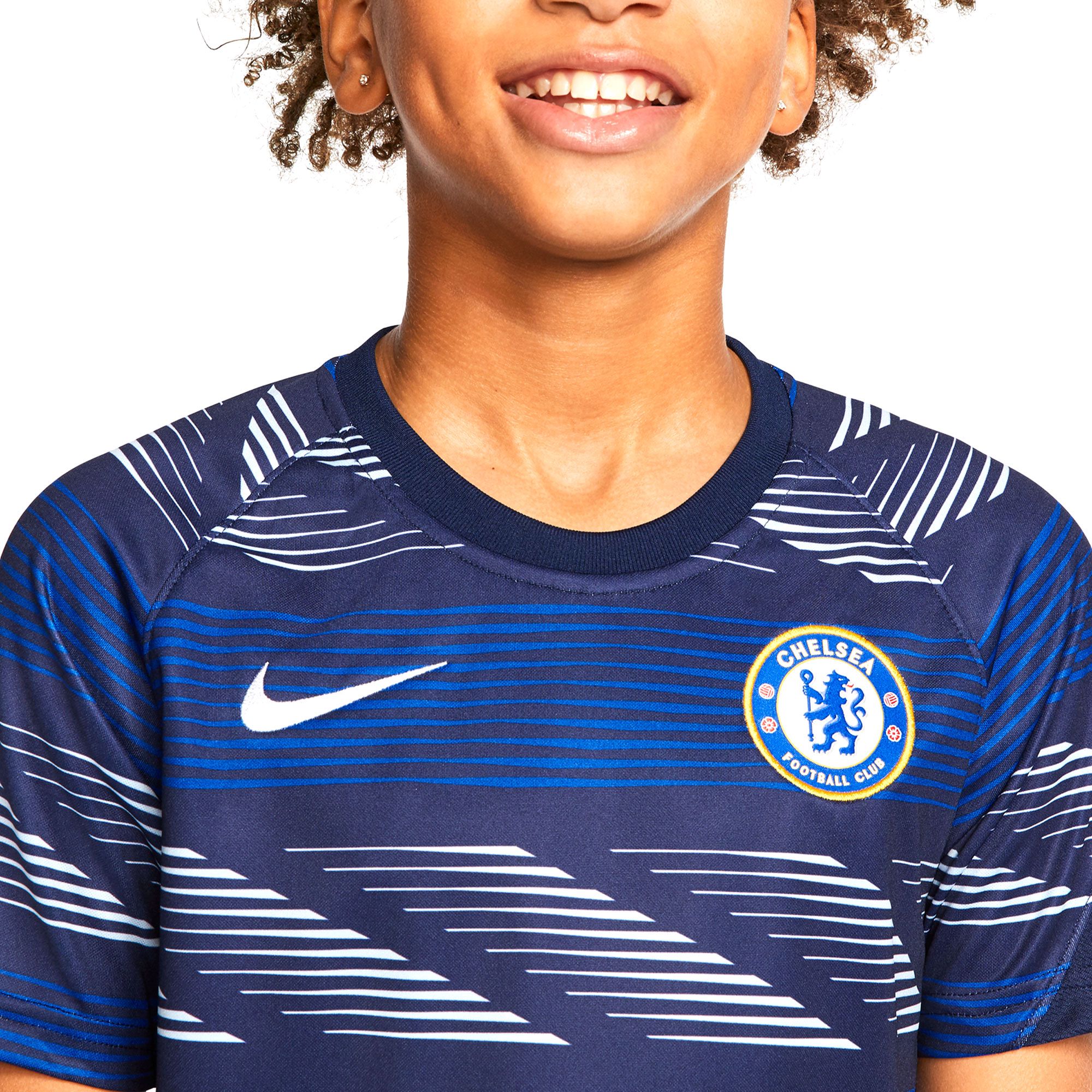 Camiseta de Calentamiento Chelsea FC 2020/2021 Junior Azul - Fútbol Factory