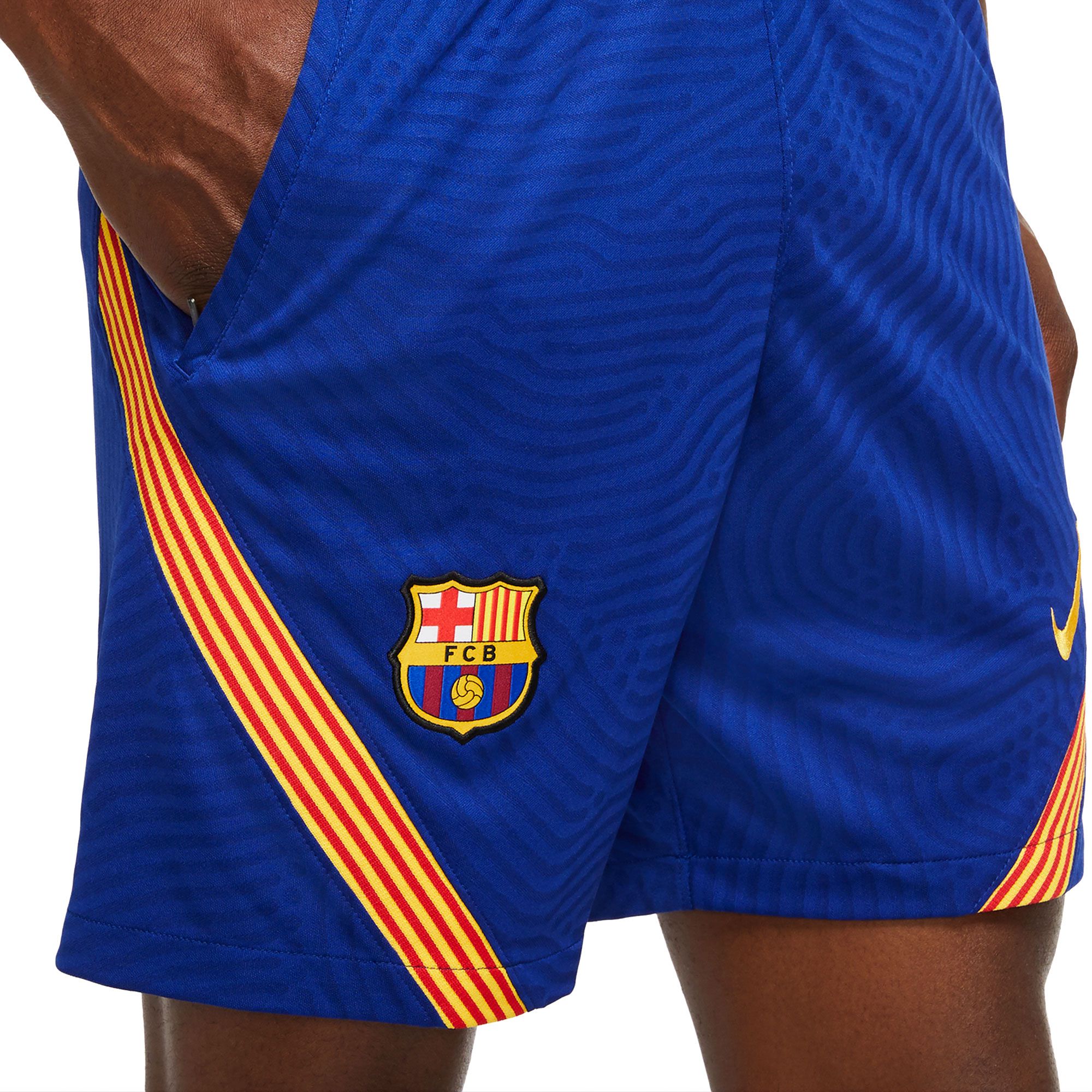 Pantalón Corto de Training FC Barcelona 2020/2021 Strike  Azul - Fútbol Factory
