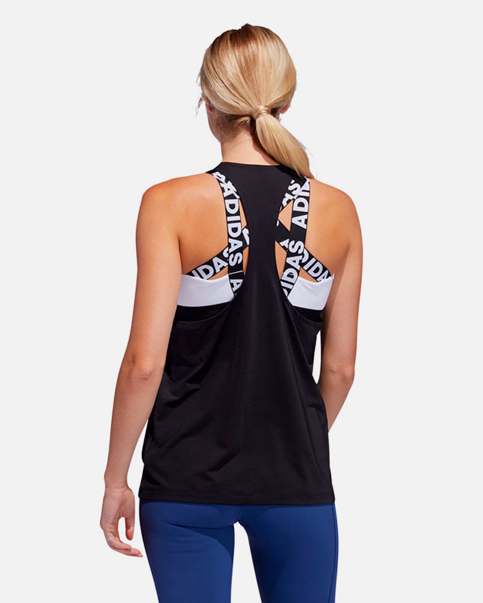 Camiseta de Tirantes de Training Badge Of Sport Mujer Negro - Fútbol Factory