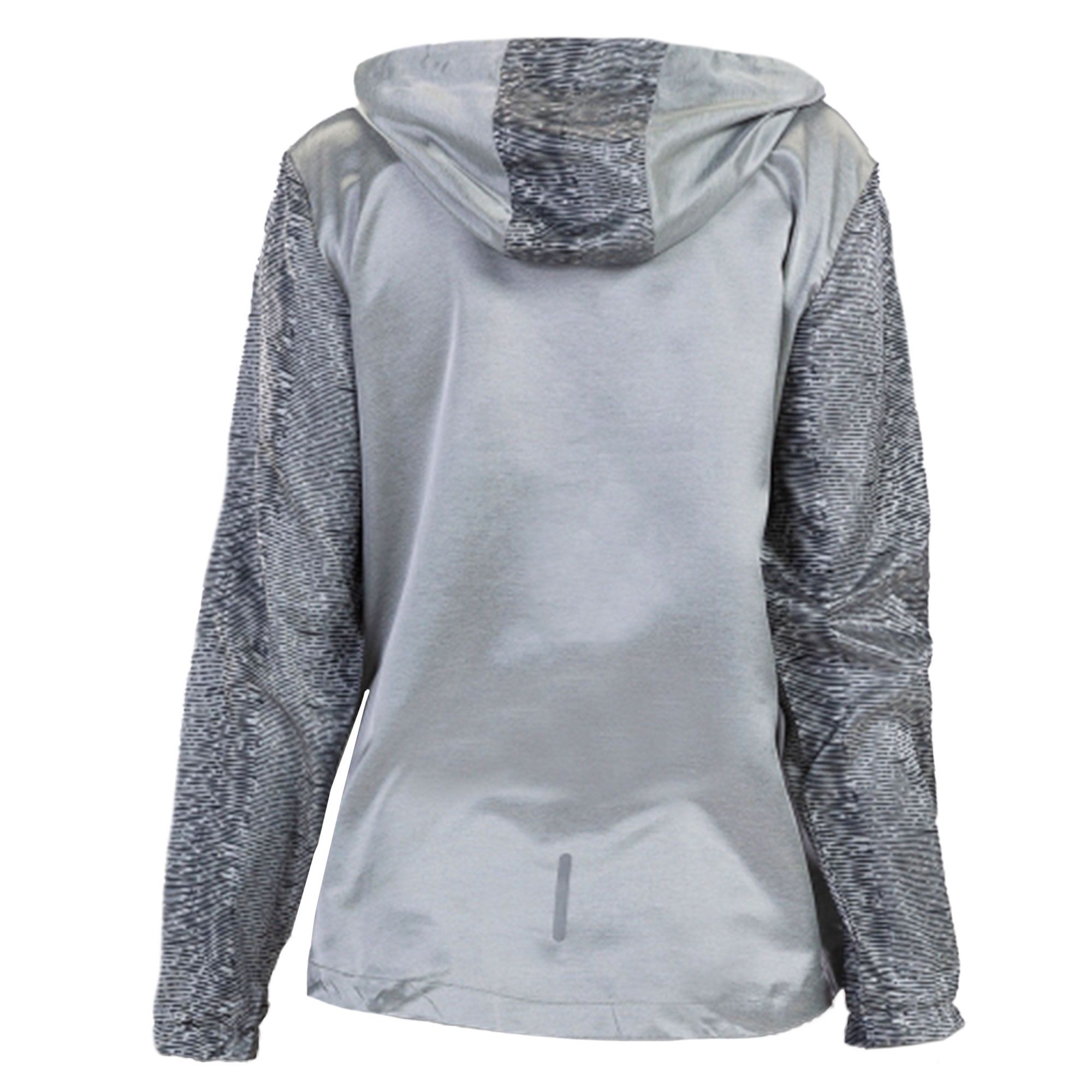 Chubasquero de Running Tabarca Mujer Plata - Fútbol Factory
