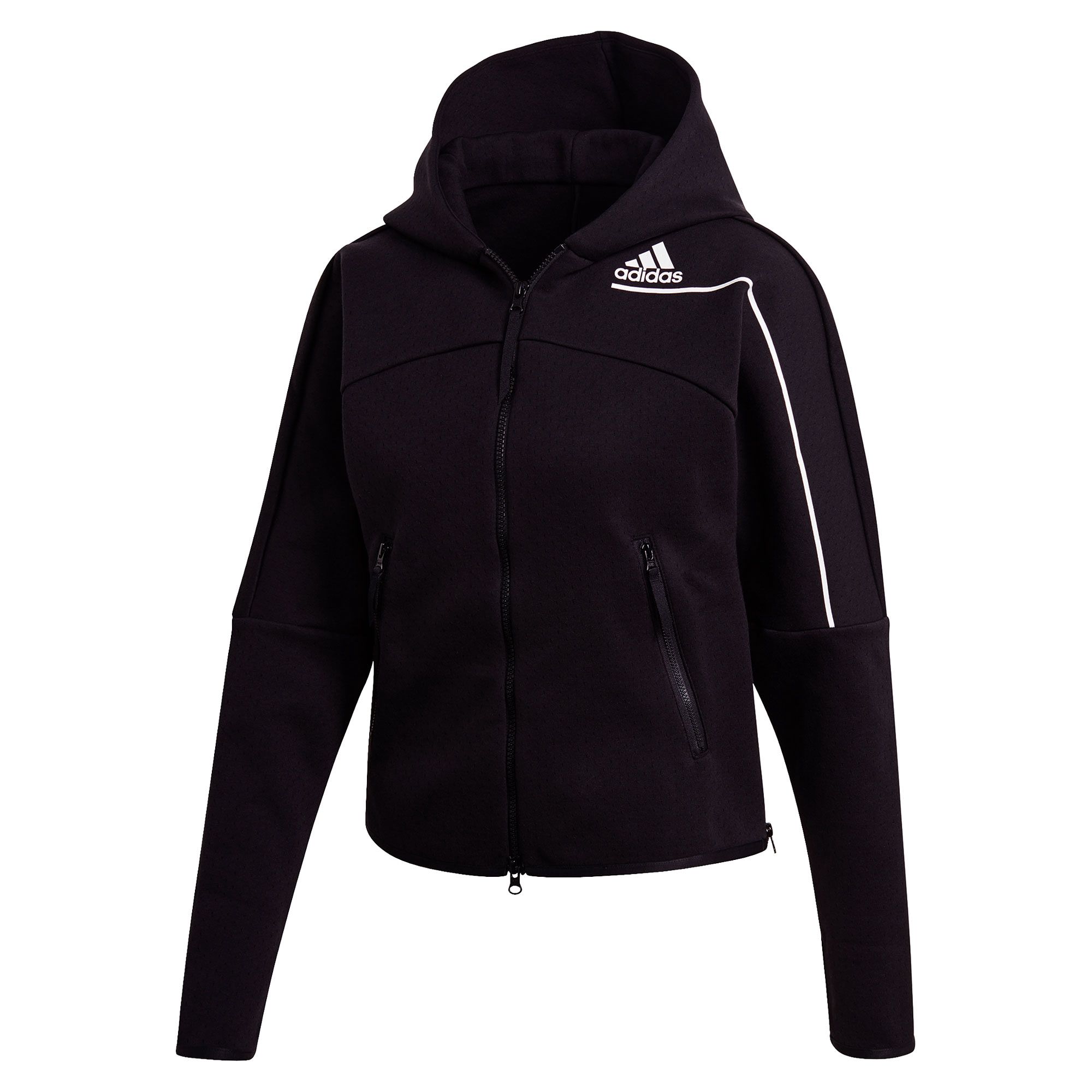 Chaqueta de Paseo ZNE HD Mujer Negro - Fútbol Factory