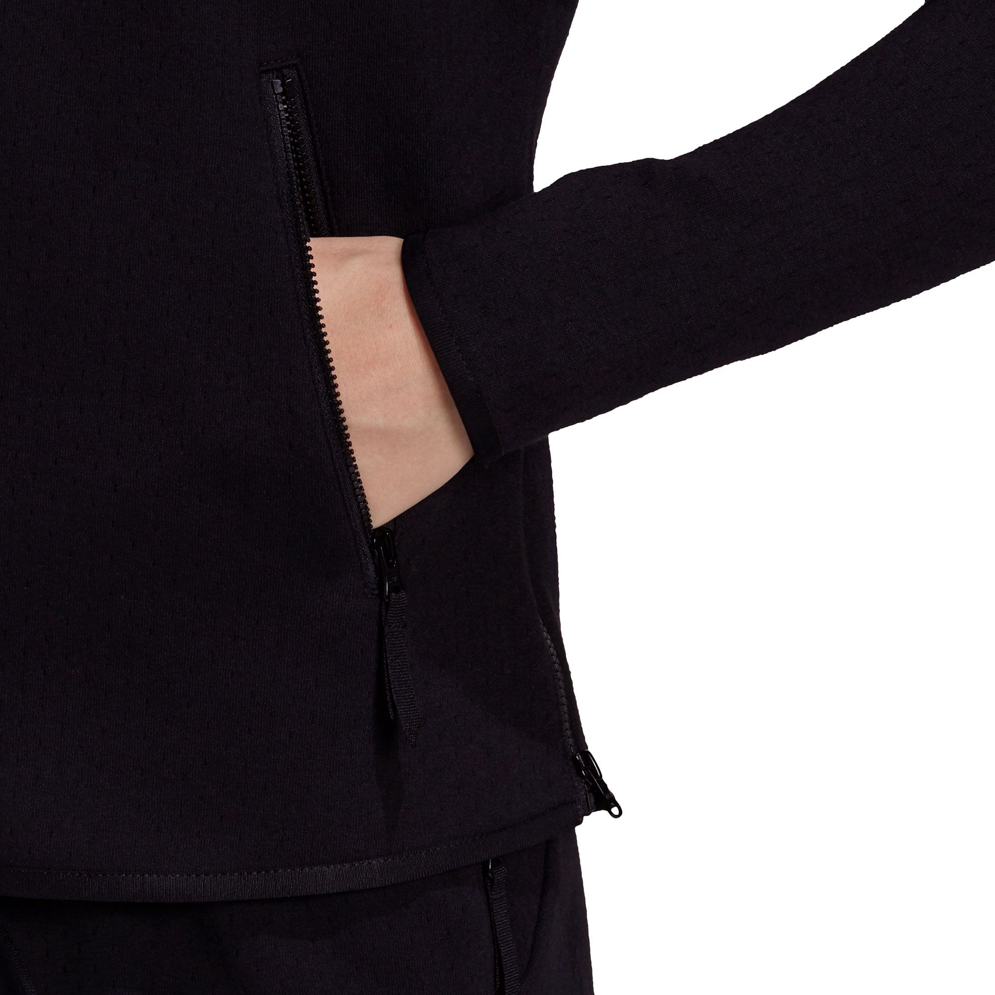 Chaqueta de Paseo ZNE HD Mujer Negro - Fútbol Factory