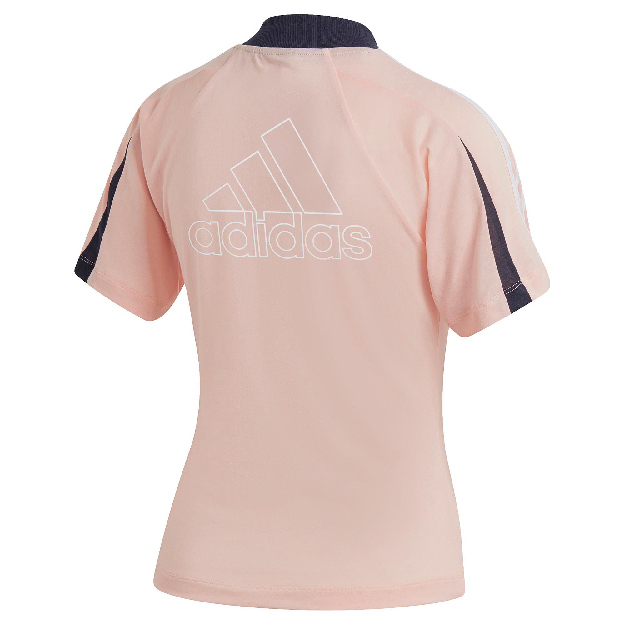 Camiseta de Paseo AEROREADY LOGO Mujer Coral - Fútbol Factory