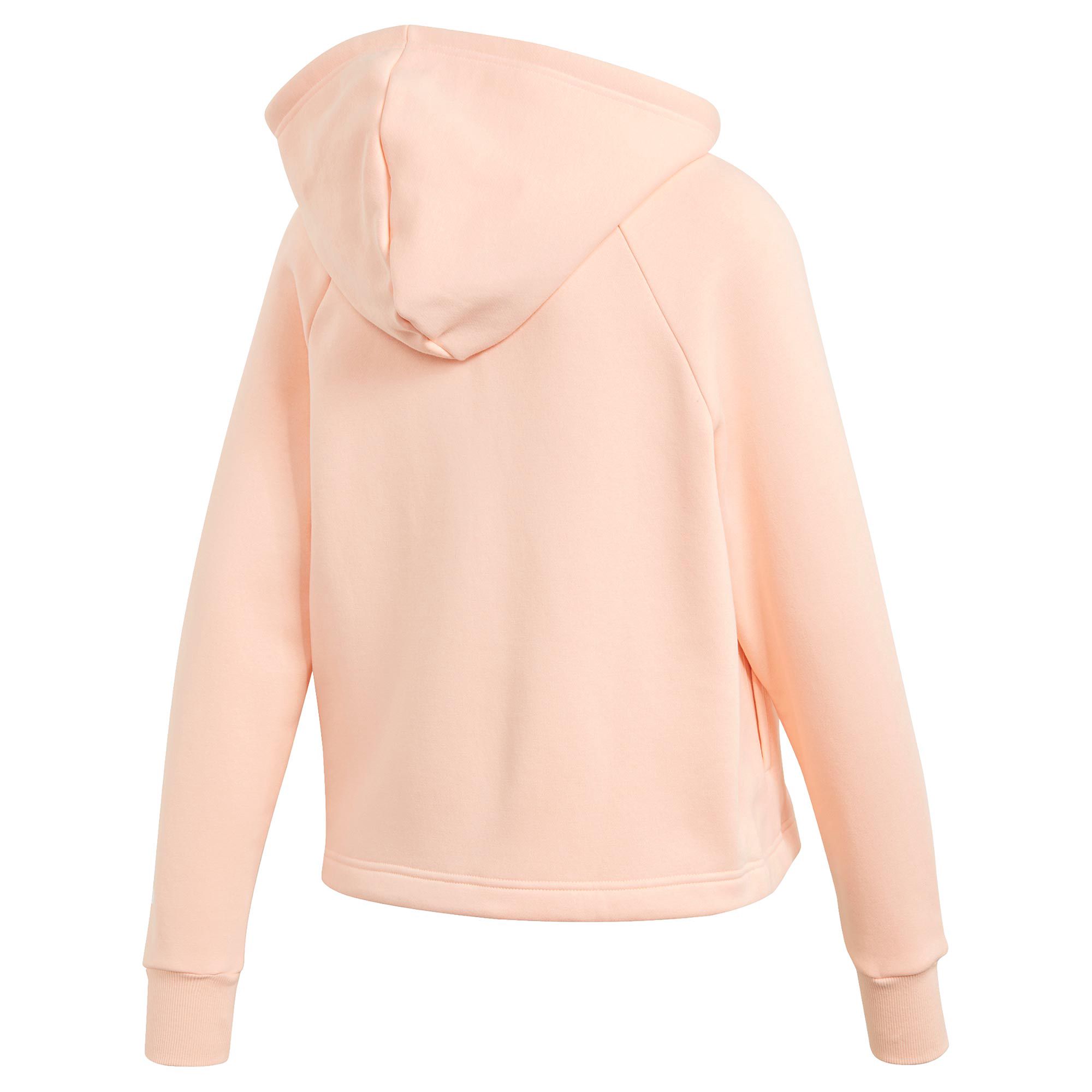 Chaqueta con Capucha de Paseo Stacked Logo Mujer Coral - Fútbol Factory