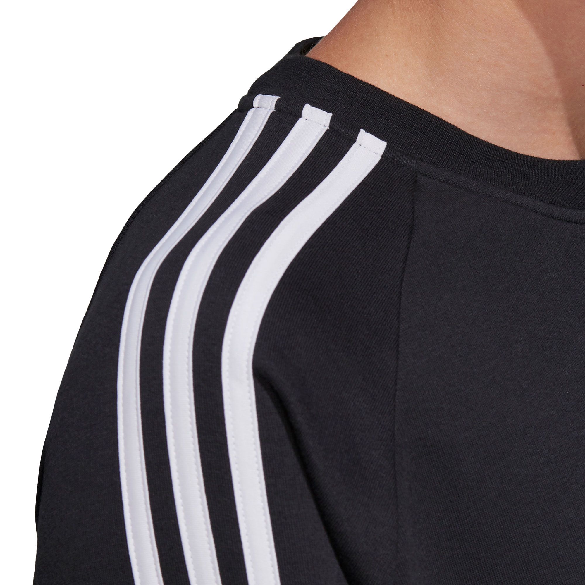 Sudadera de Paseo Essentials Boyfriend Mujer Negro - Fútbol Factory