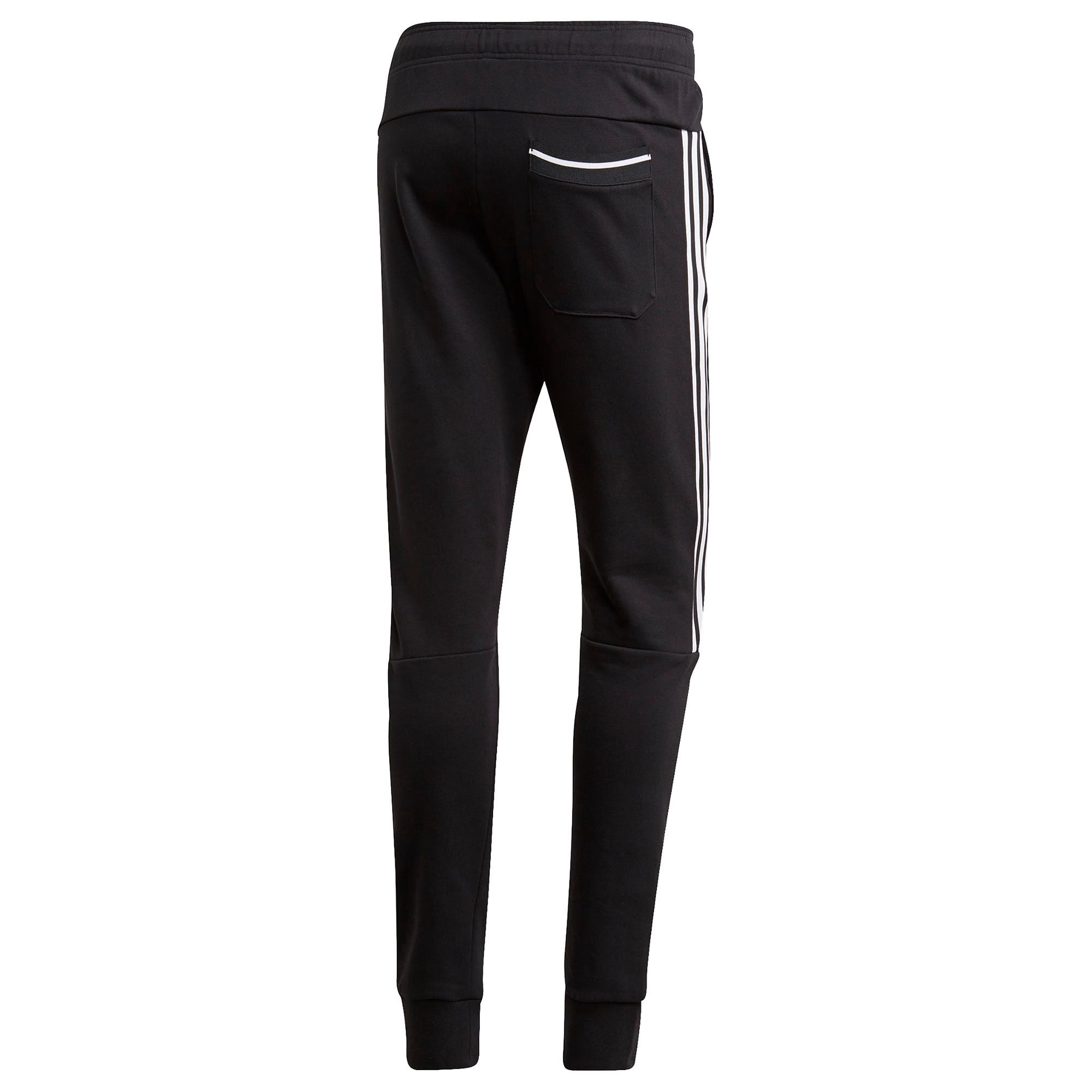 Pantalón Largo de Paseo Tres Bandas Negro - Fútbol Factory