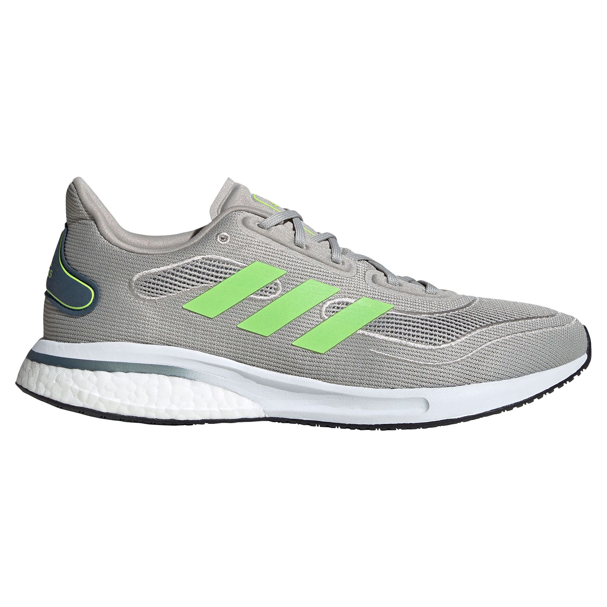Zapatillas de Running Supernova Gris Verde - Fútbol Factory
