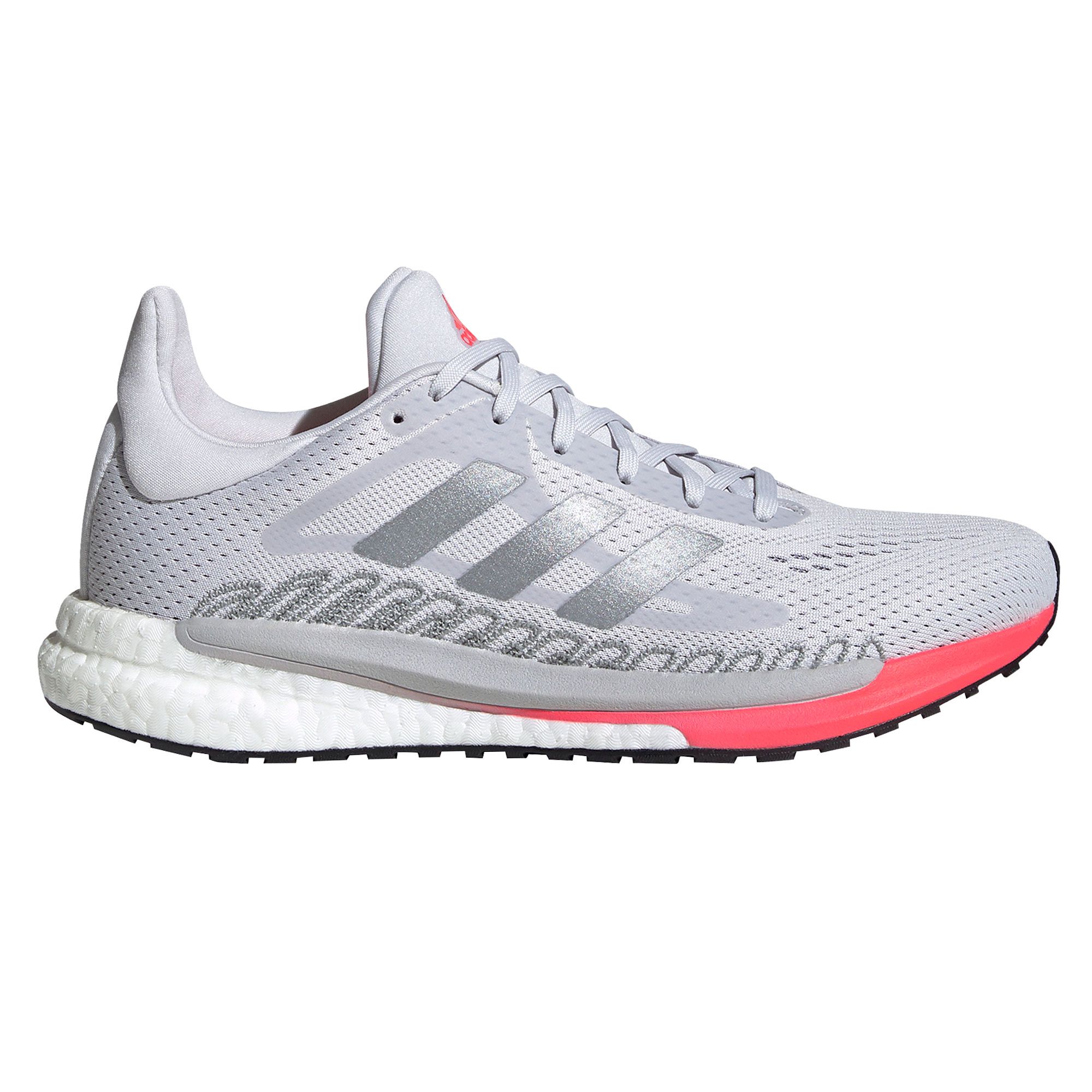 Zapatillas de Running SolarGlide 3 Mujer Gris Coral - Fútbol Factory