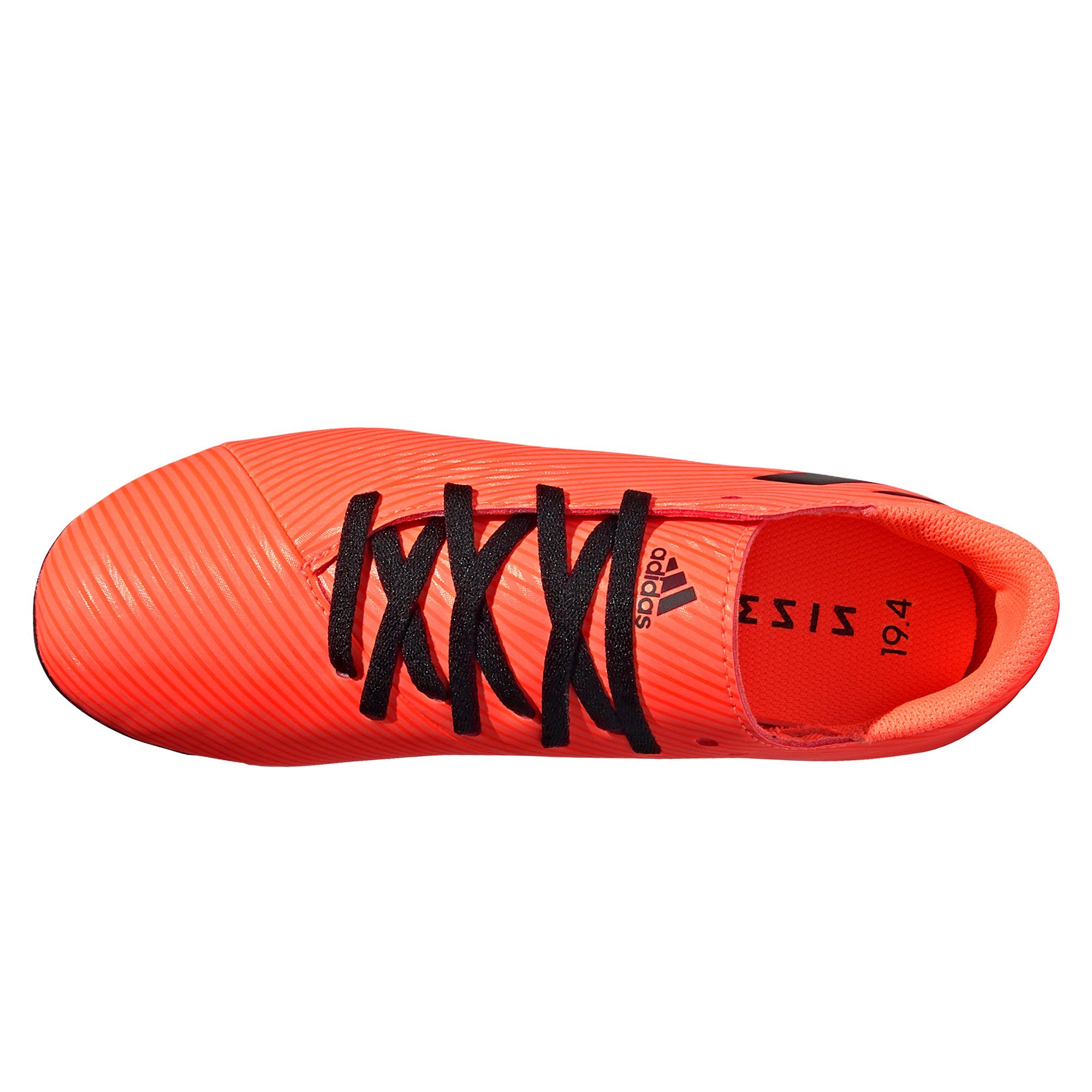 Botas de fútbol adidas Nemeziz 19.4 FxG Junior Naranja - Fútbol Factory