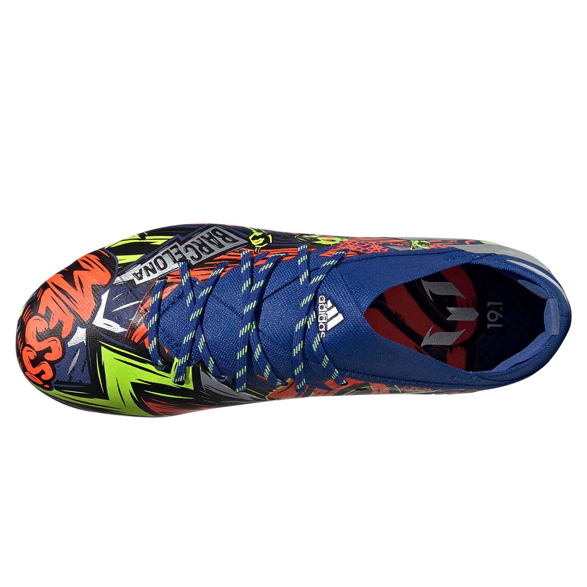 Botas de Fútbol adidas Nemeziz Messi 19.1 FG Junior Azul Multicolor - Fútbol Factory