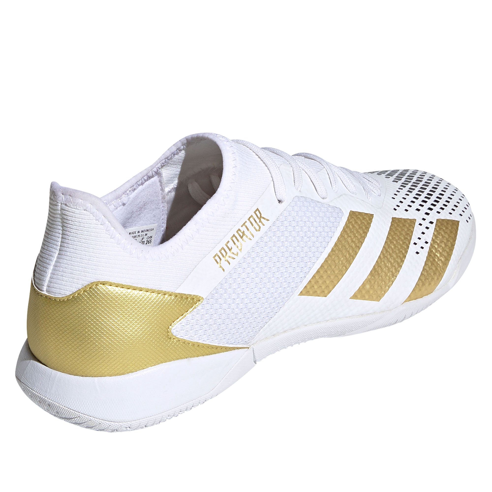 Botas de Fútbol adidas Predator 20.3 IN Junior Blanco Negro - Fútbol Factory