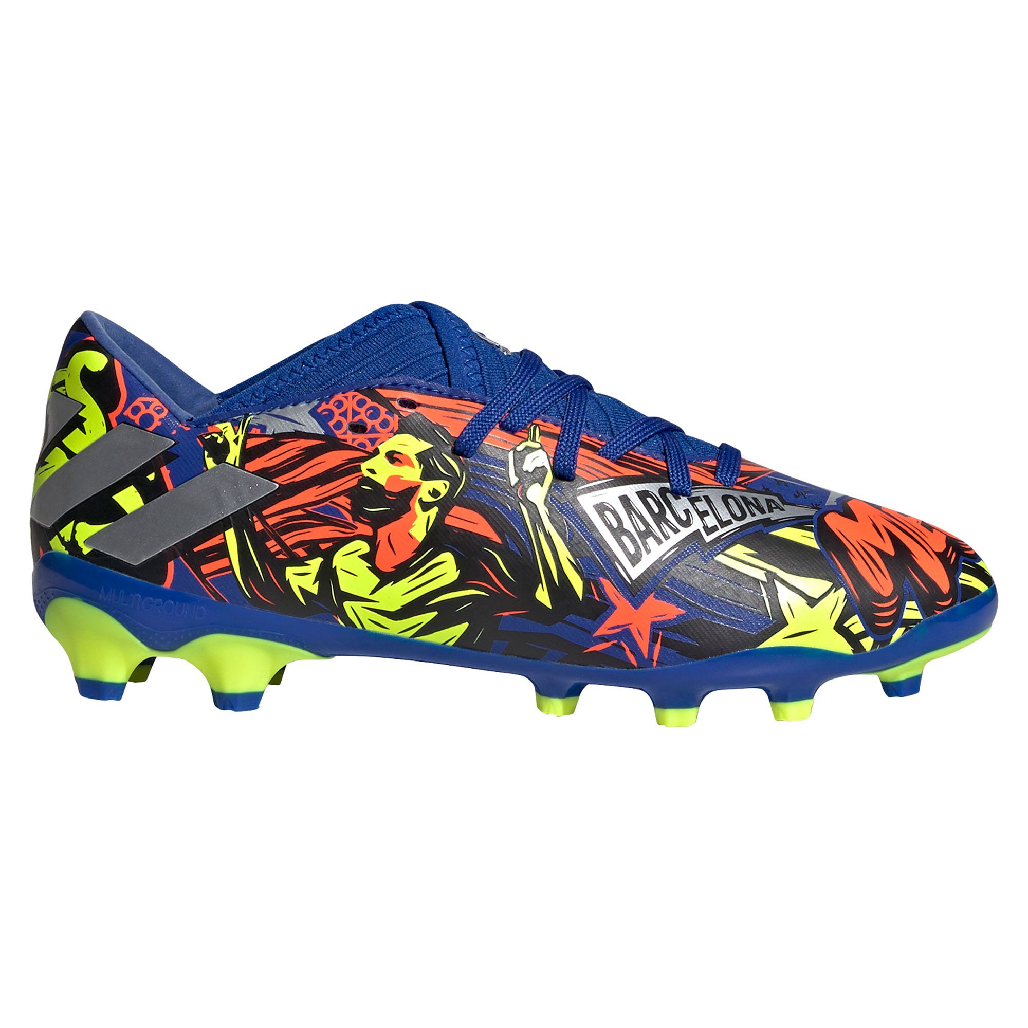 Botas de Fútbol adidas Nemeziz Messi 19.3 FG Junior Azul Multicolor - Fútbol Factory