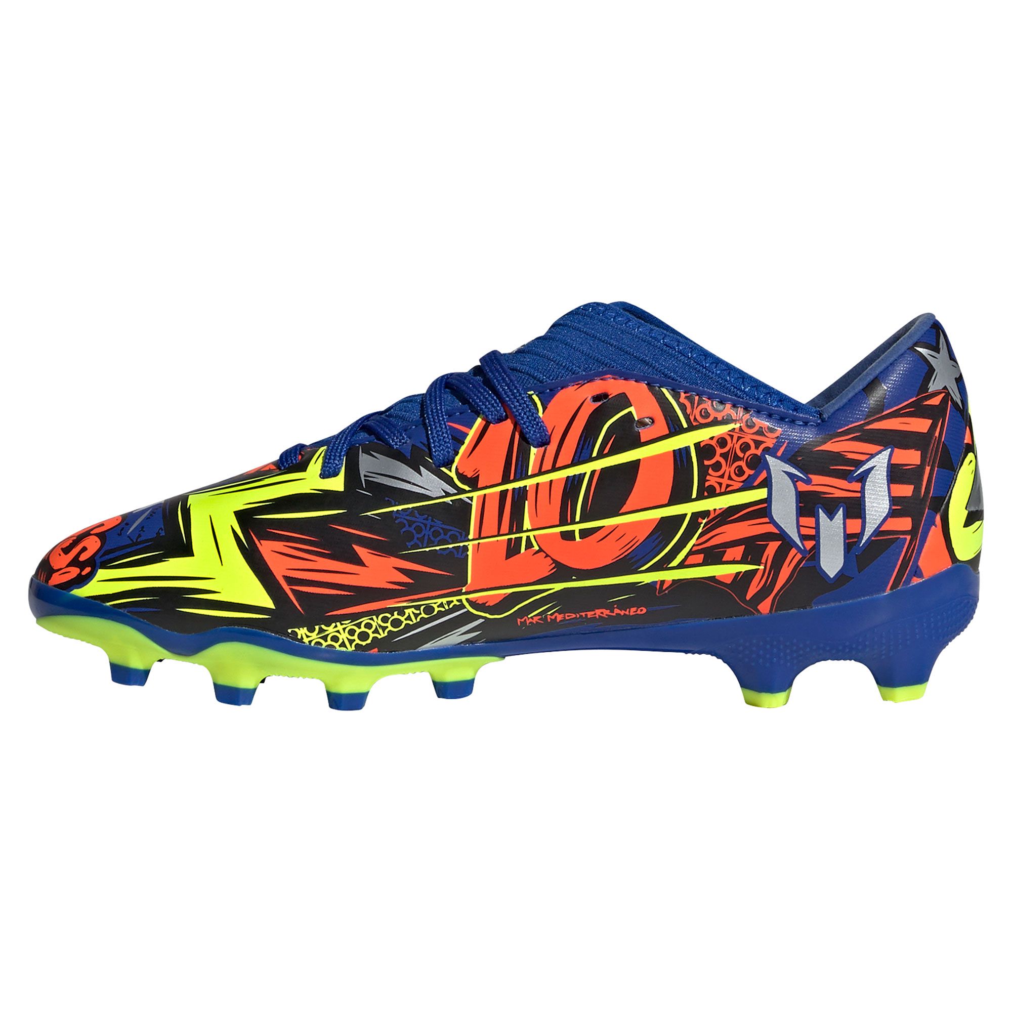 Botas de Fútbol adidas Nemeziz Messi 19.3 FG Junior Azul Multicolor - Fútbol Factory
