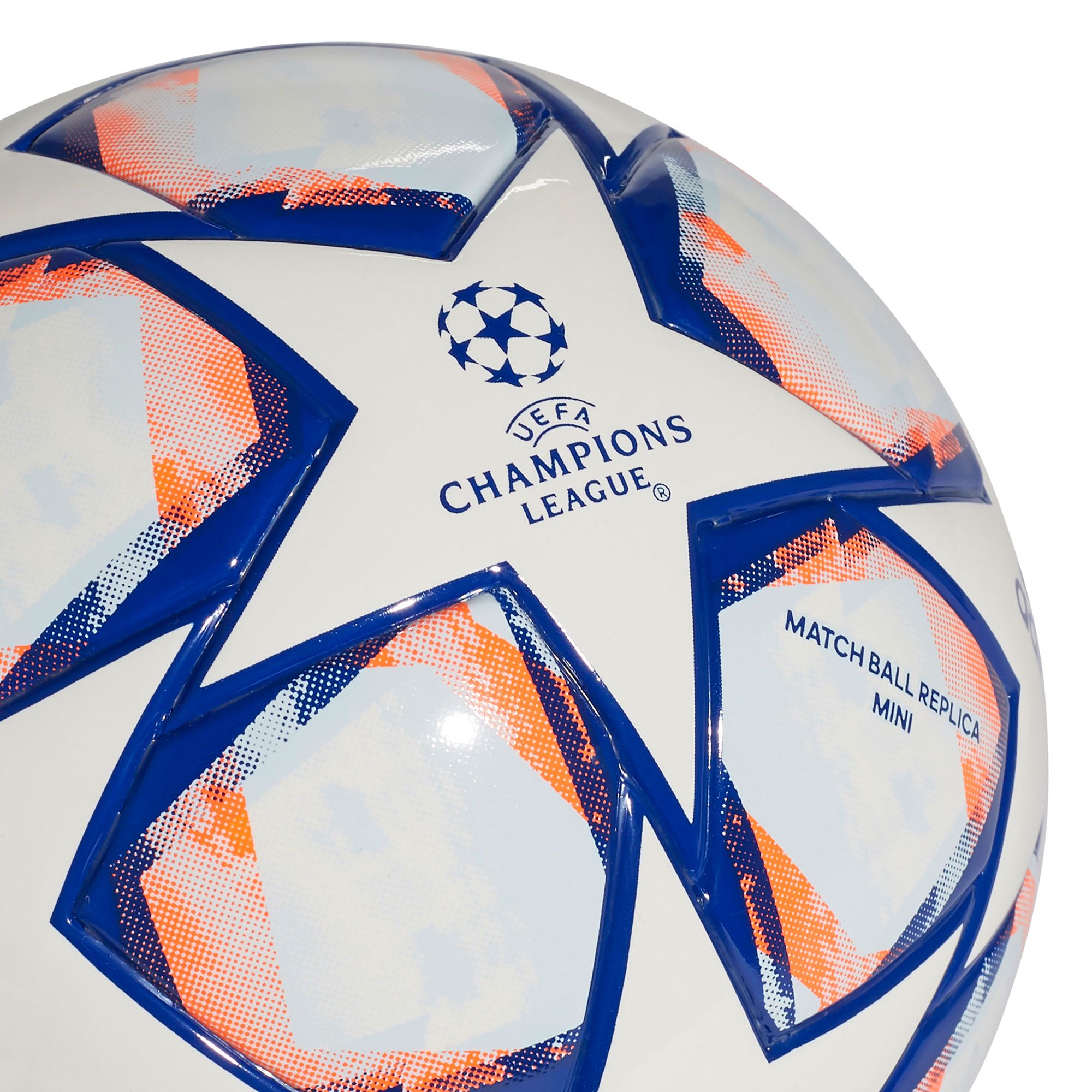 Minibalón de Fútbol Finale 20 UCL Blanco Morado - Fútbol Factory