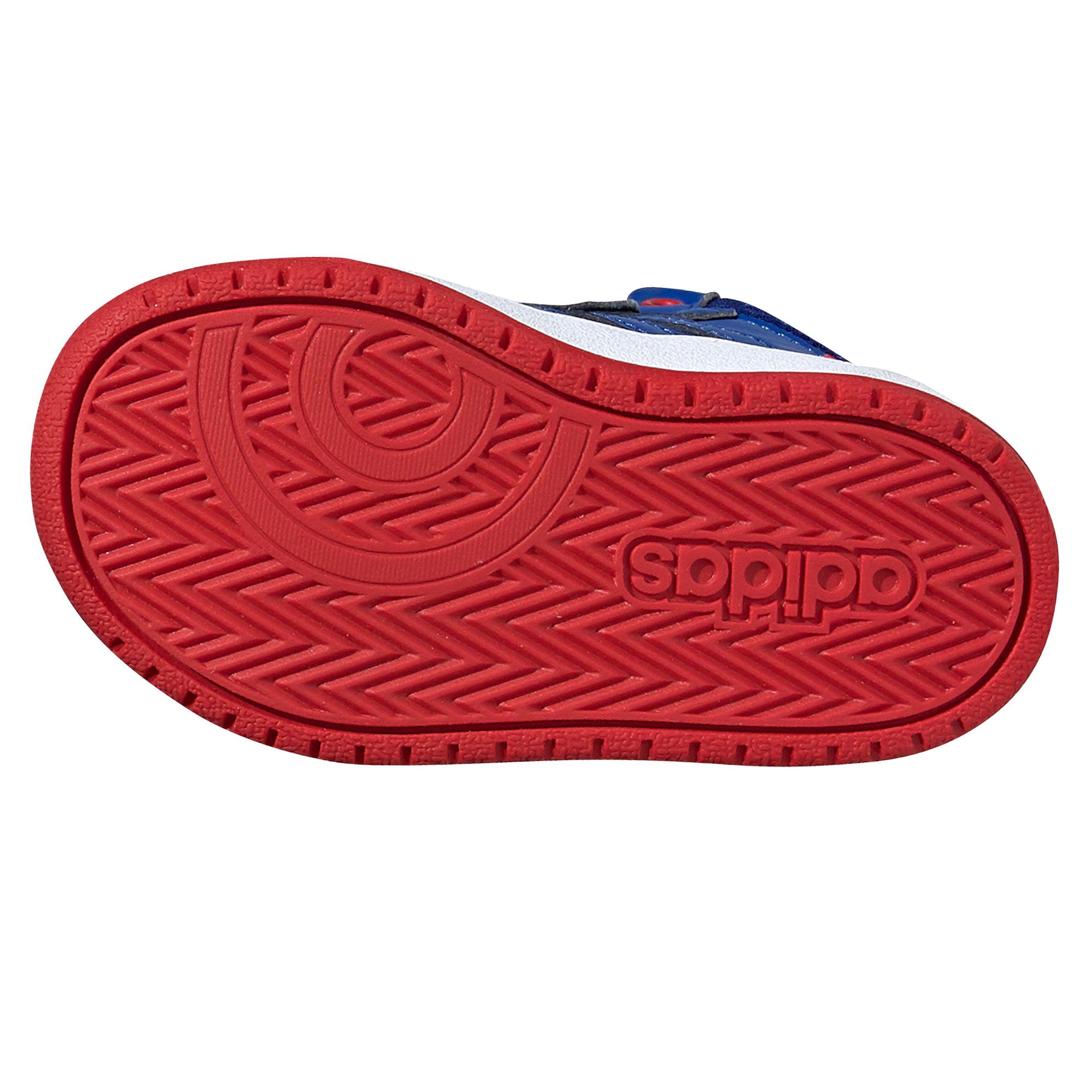 Zapatillas Hoops Mid 2.0 Junior Azul Rojo - Fútbol Factory