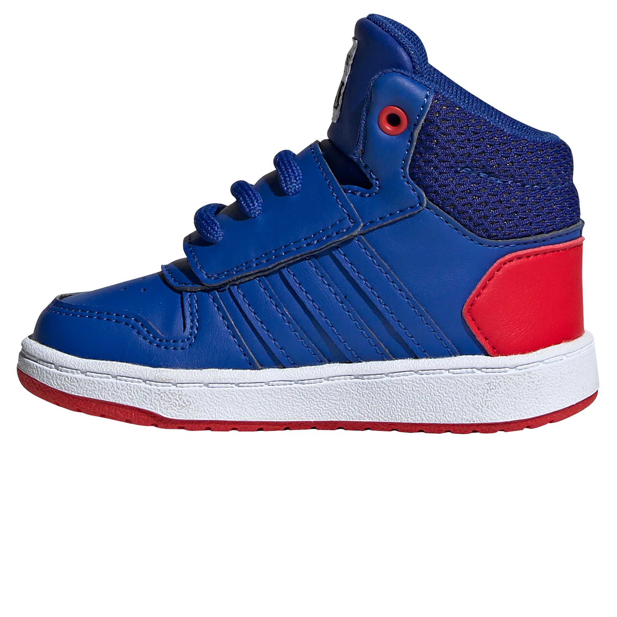 Zapatillas Hoops Mid 2.0 Junior Azul Rojo - Fútbol Factory