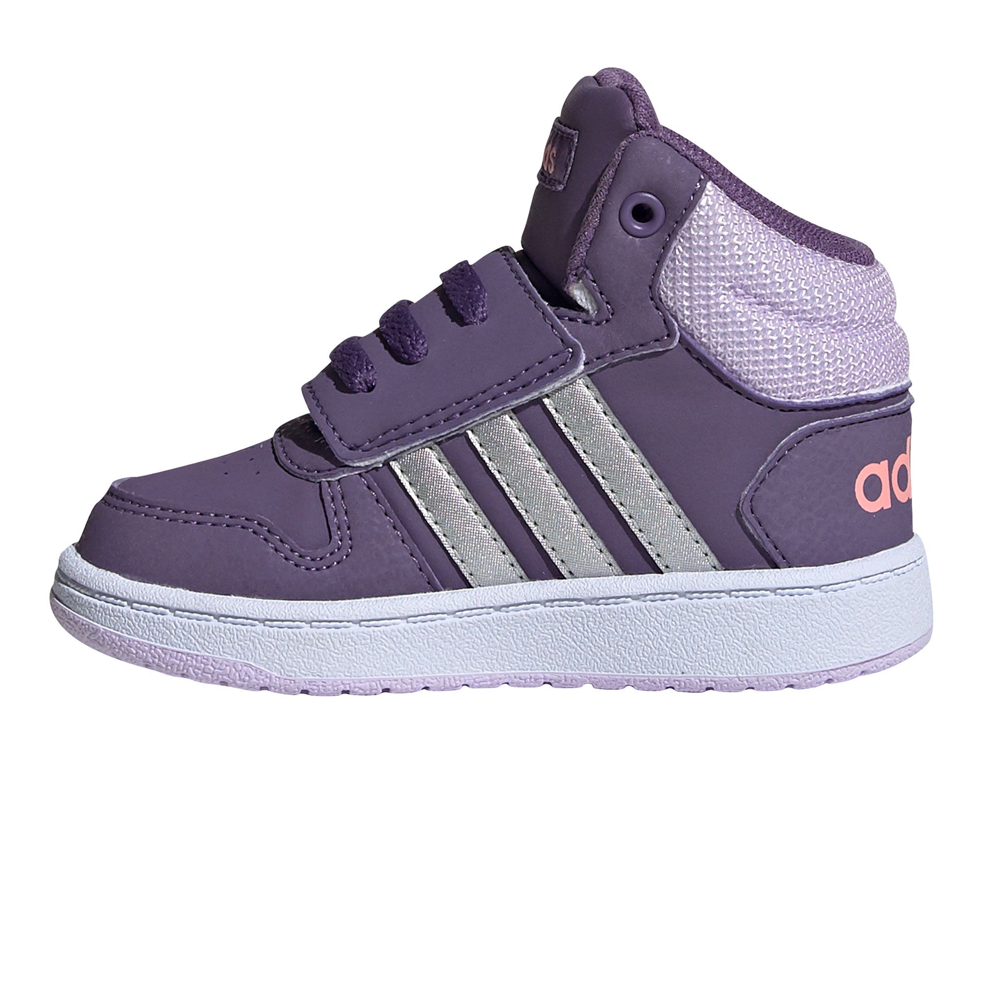 Zapatillas Hoops Mid 2.0 Junior Morado - Fútbol Factory