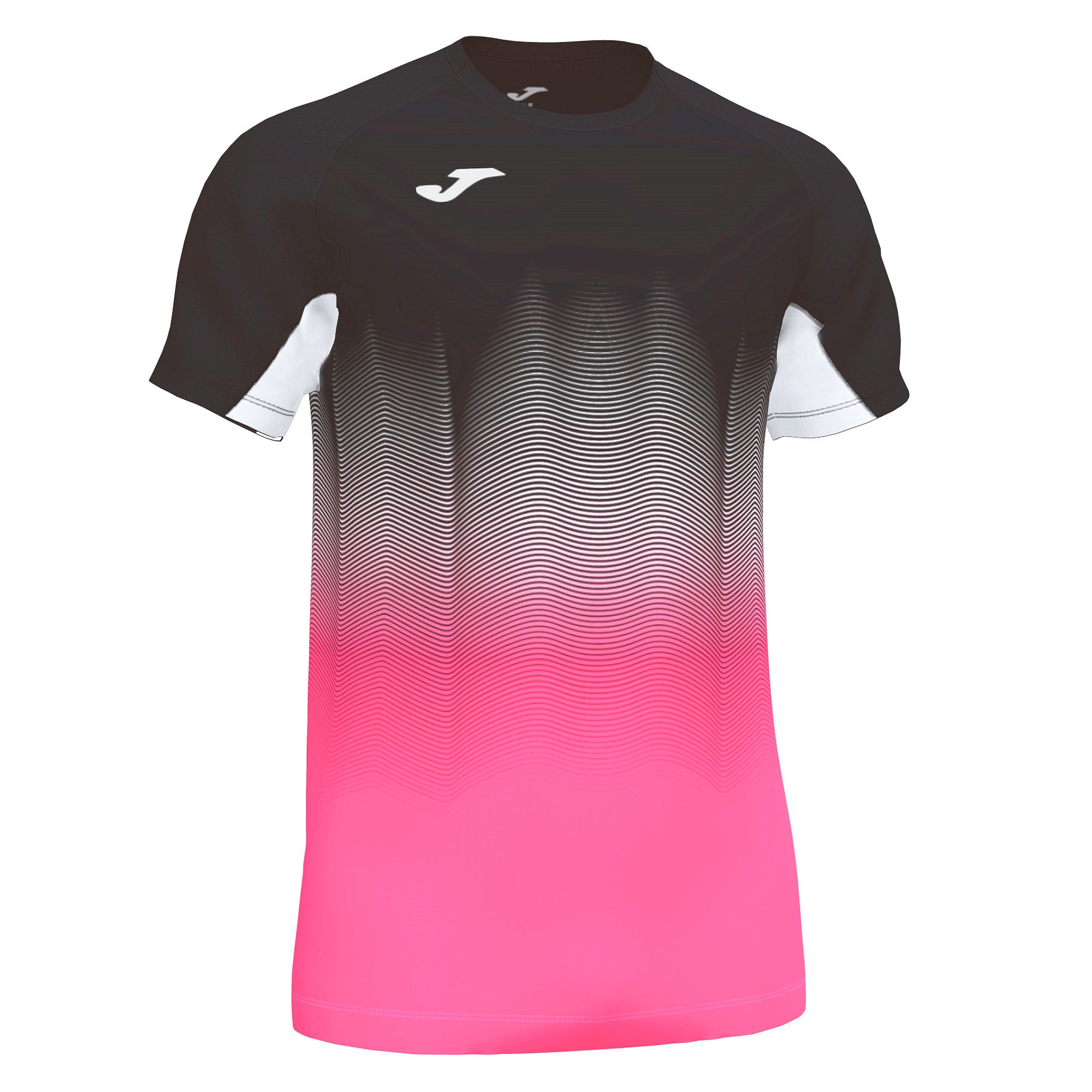 Camiseta de Running Elite VII Negro Rosa - Fútbol Factory