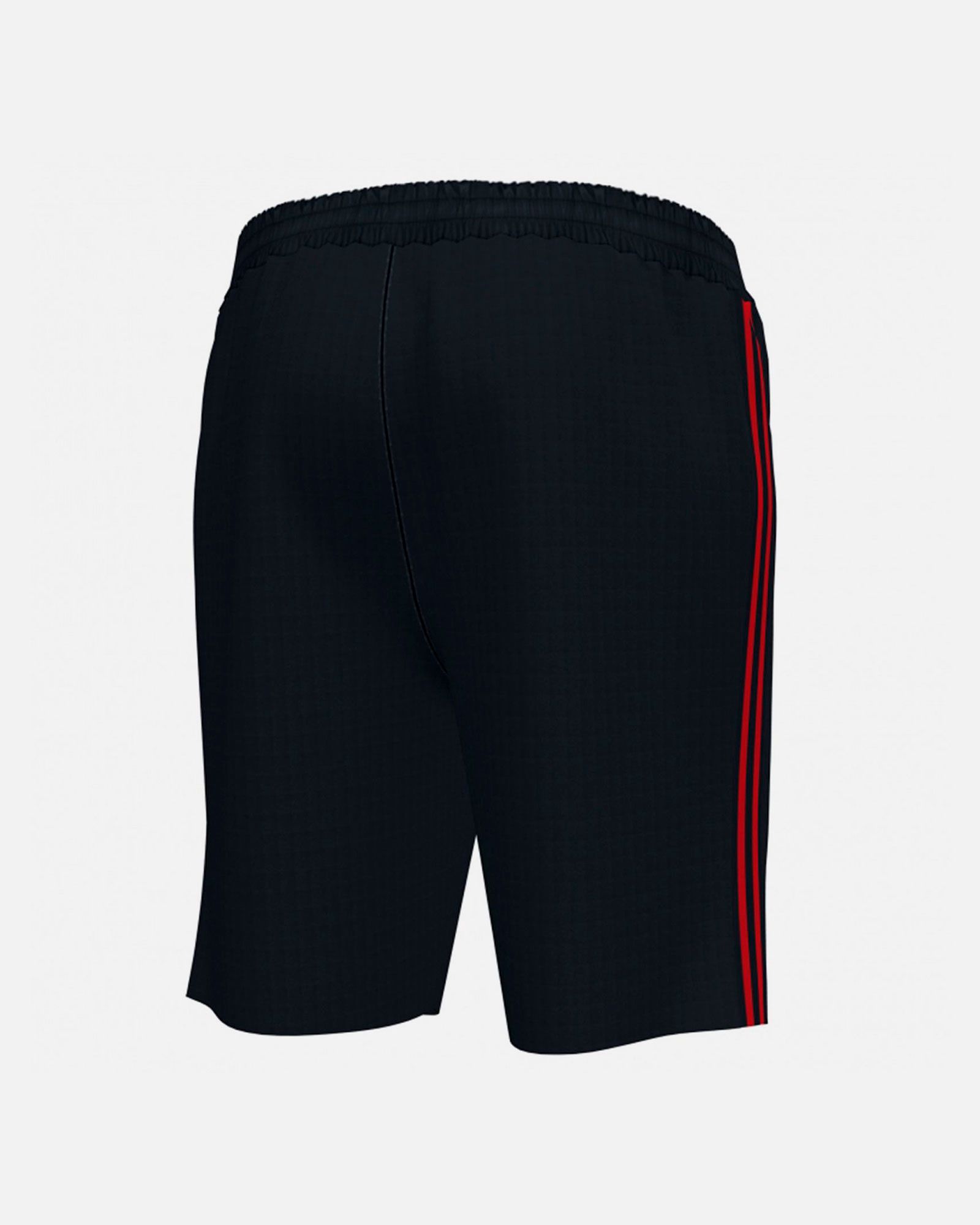 Pantalón Corto de Training Classic Junior Negro Rojo - Fútbol Factory